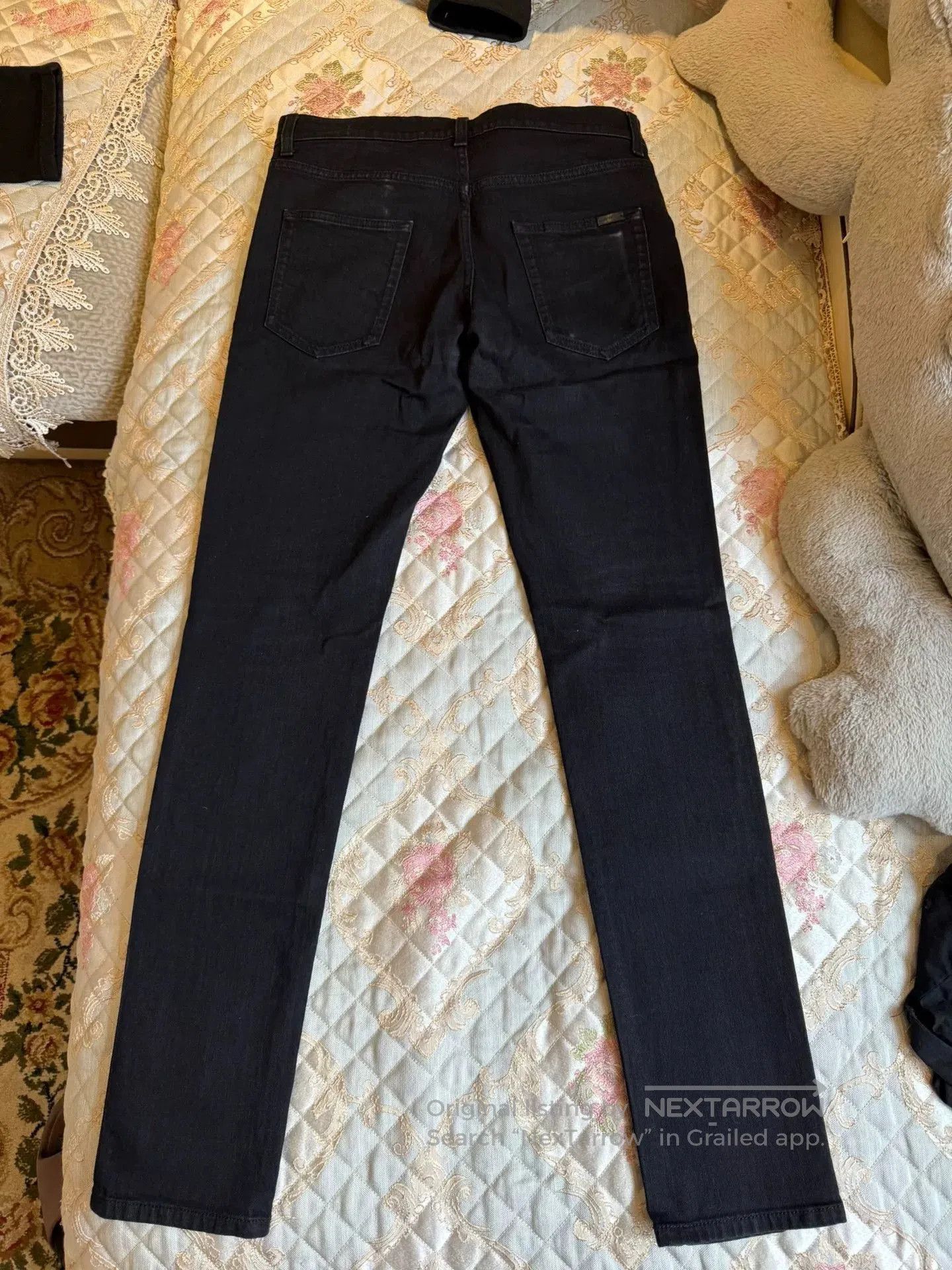 Saint Laurent Paris Saint Laurent Black Denim Pants Size 31. Size US 31 - 3 Thumbnail