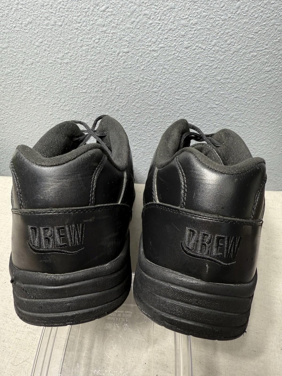 Drew House Drew Force Men's Black Orthotic Diabetic Lace Up Comfort 13N Size US 13 / EU 46 - 4 Thumbnail
