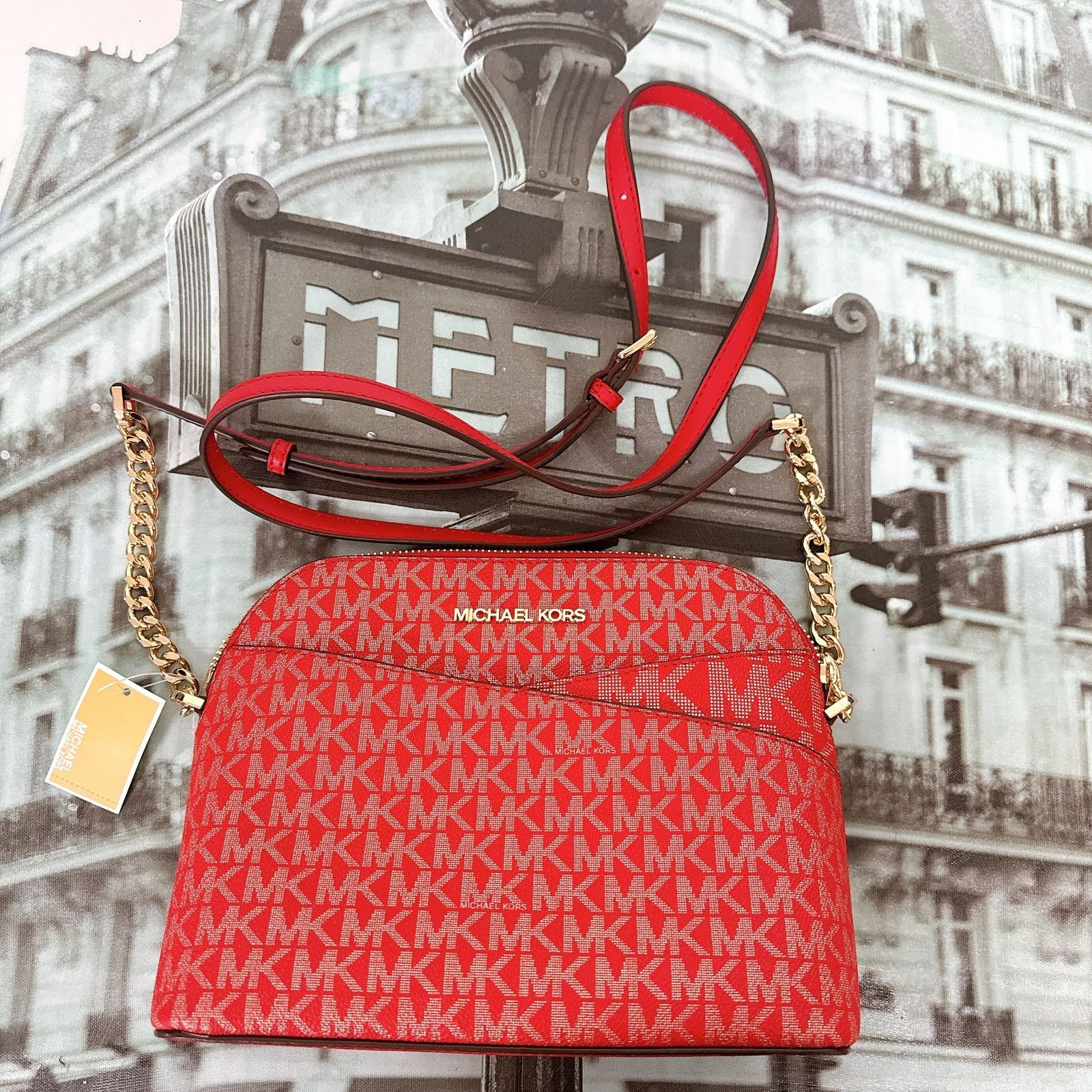 Michael Kors Michael Kors 35H3GTVC6V Jet Set Travel Medium Metallic Size ONE SIZE - 6 Thumbnail