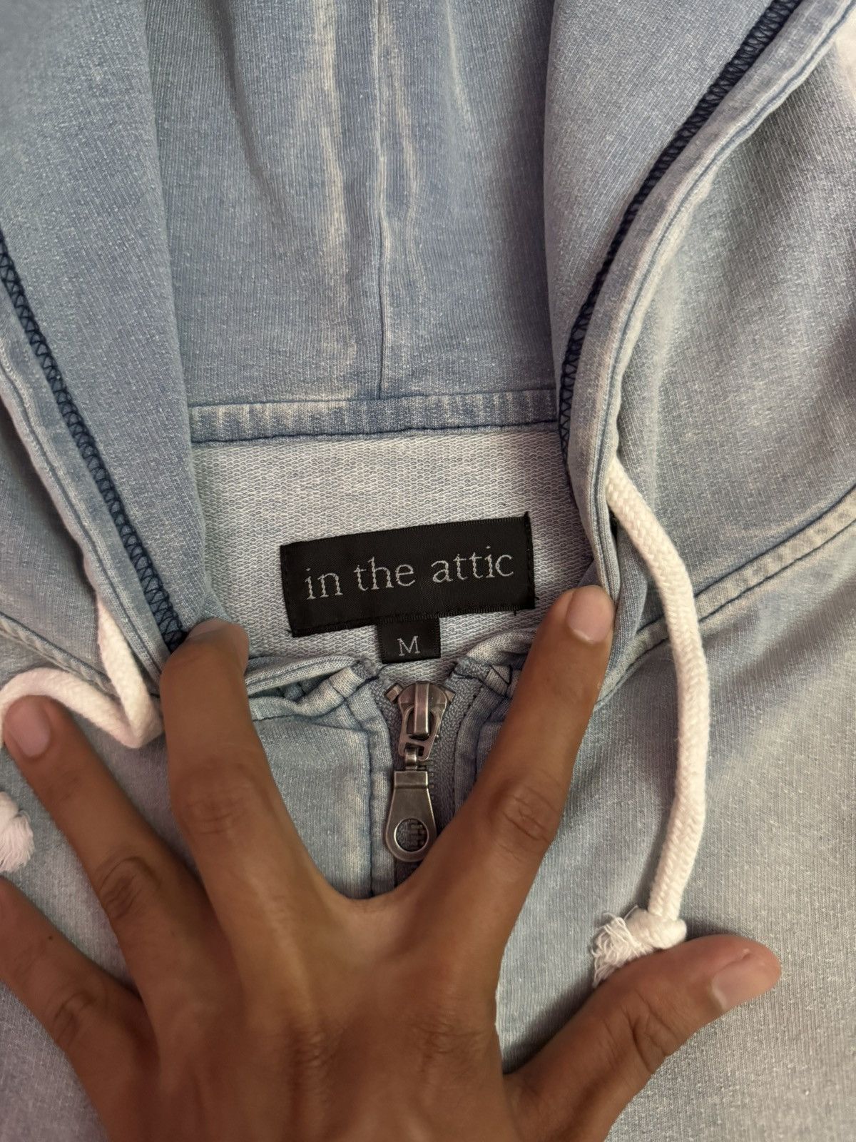 In The Attic Sun Faded In the Attic Grunge Punk Zip Up Hoodie Size US S / EU 44-46 / 1 - 4 Thumbnail