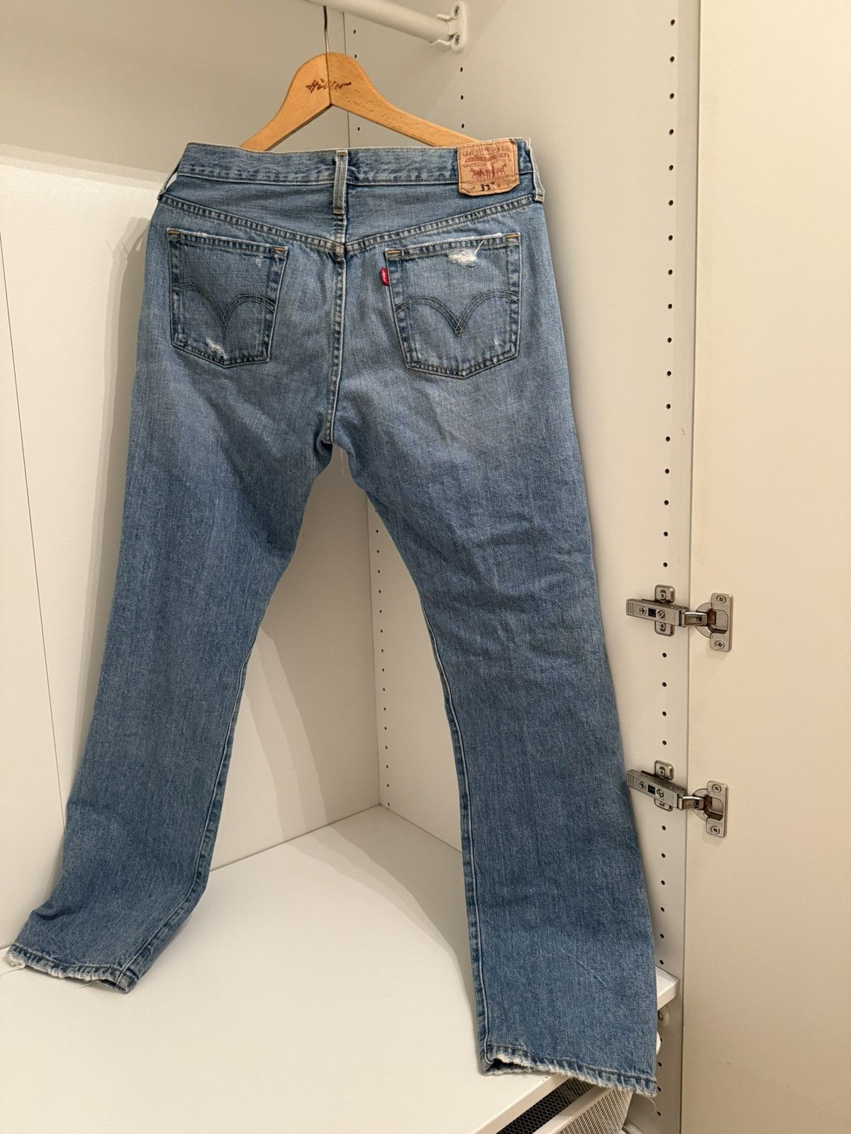 Levi's Vintage Clothing Kanye West & Drake Free Hoover Vintage Denim – Size 33 Size US 33 - 2 Thumbnail
