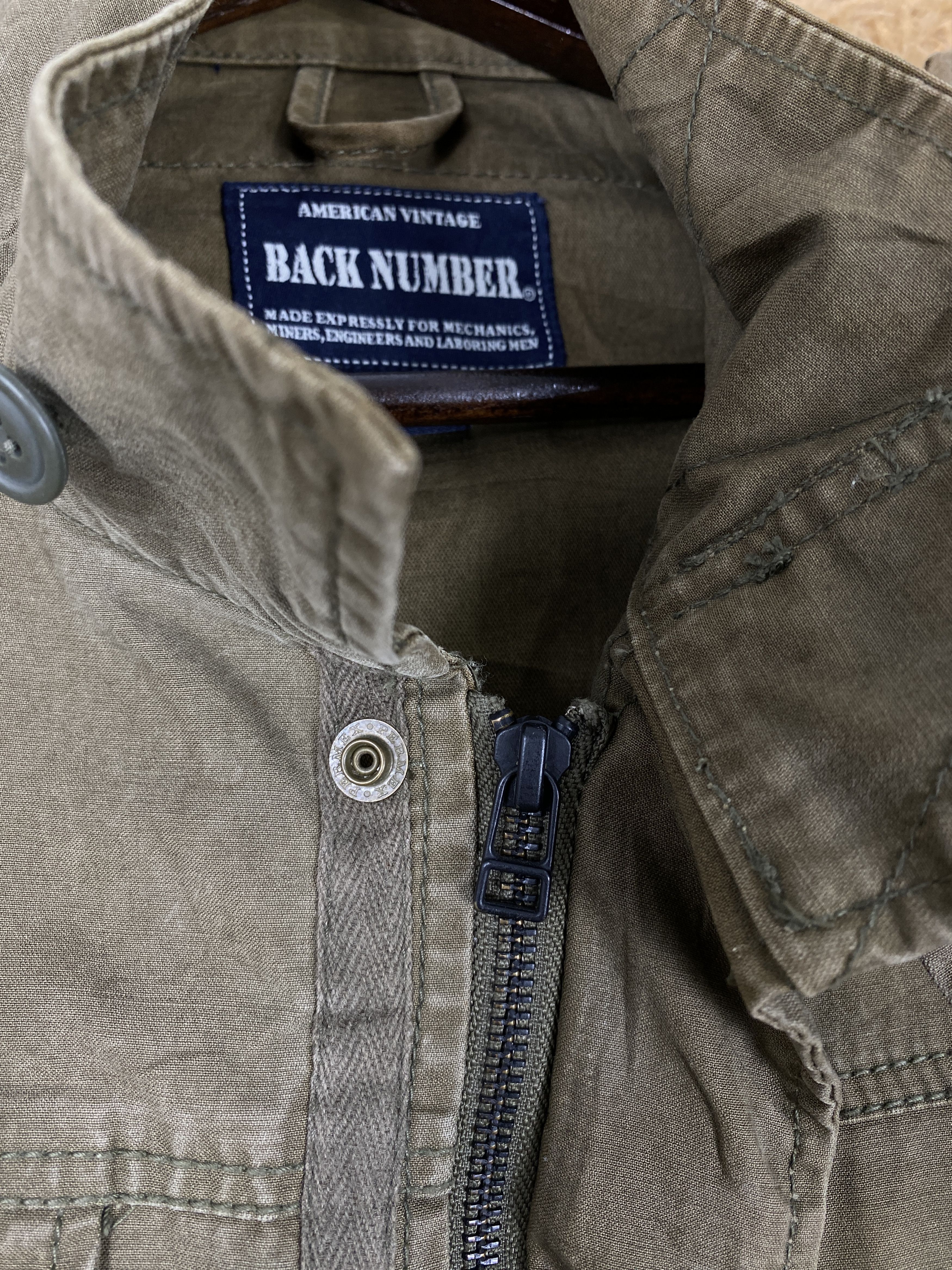 Japanese Brand Vintage Back Number Military Jacket J2187 Size US S / EU 44-46 / 1 - 4 Thumbnail