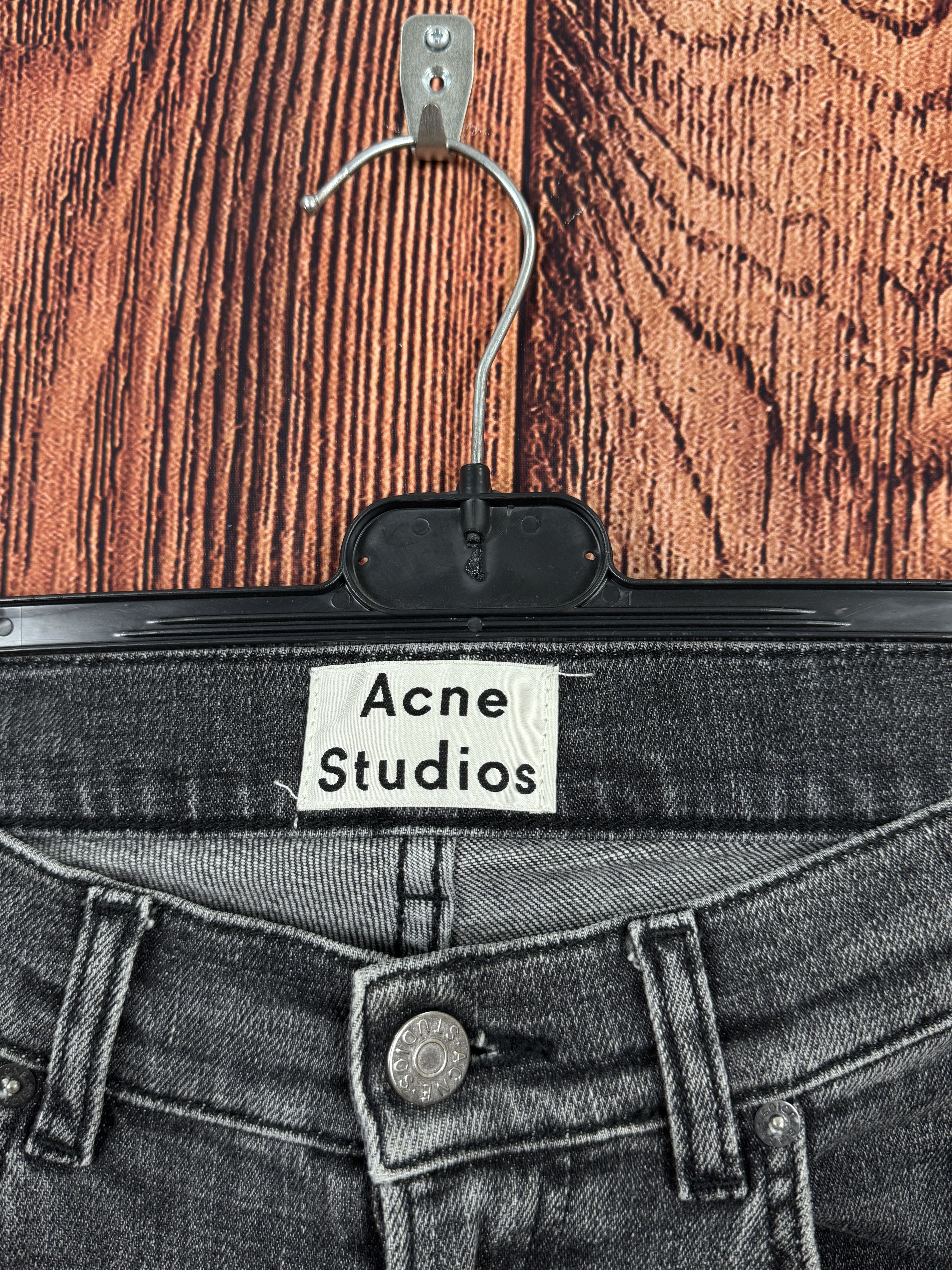 Acne Studios ACNE Studios Ace Eighties Black Denim Jeans W29 L32 Size US 29 - 5 Thumbnail