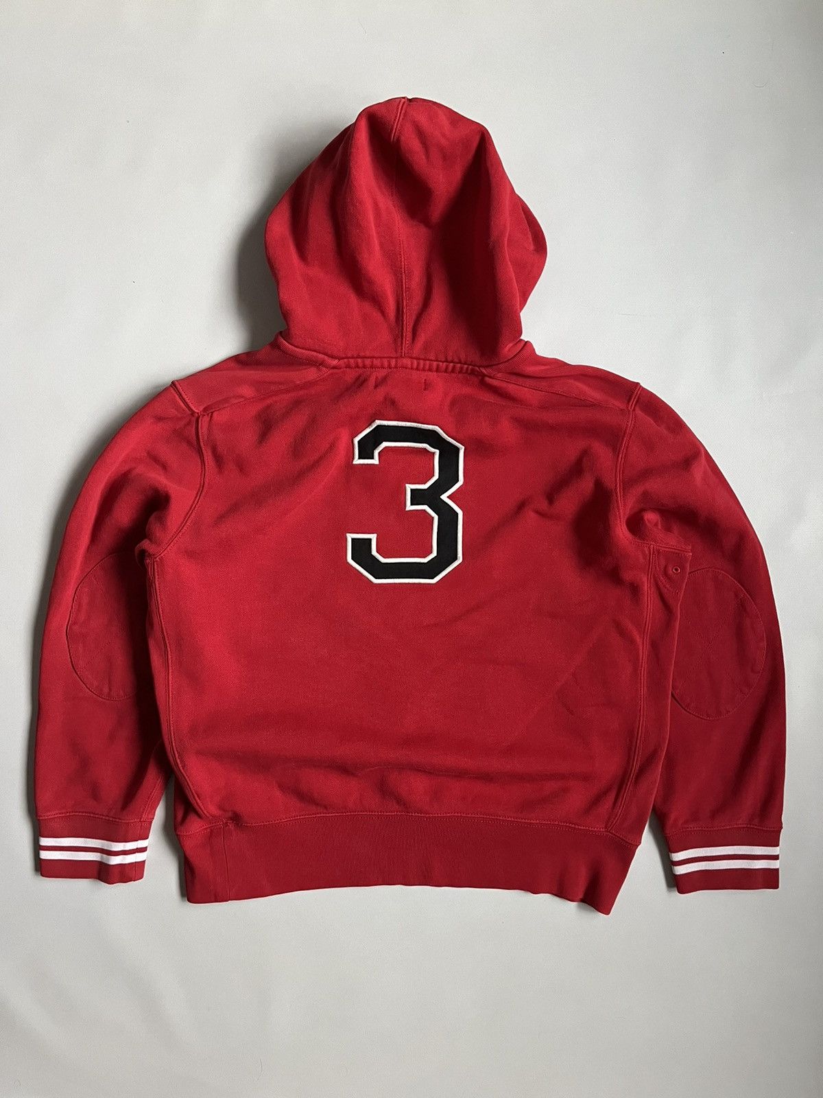 Polo Ralph Lauren Vintage 90s Polo Ralph Lauren 3 Men Red Pocket Hoodie Size US XL / EU 56 / 4 - 13 Thumbnail