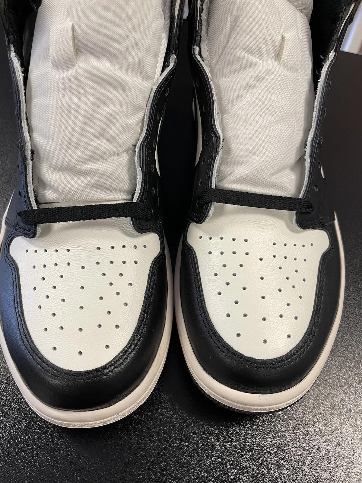 Jordan Brand Size 12 - Nike Air Jordan 1 Retro High Top Sail Black Mocha Size US 12 / EU 45 - 6 Thumbnail