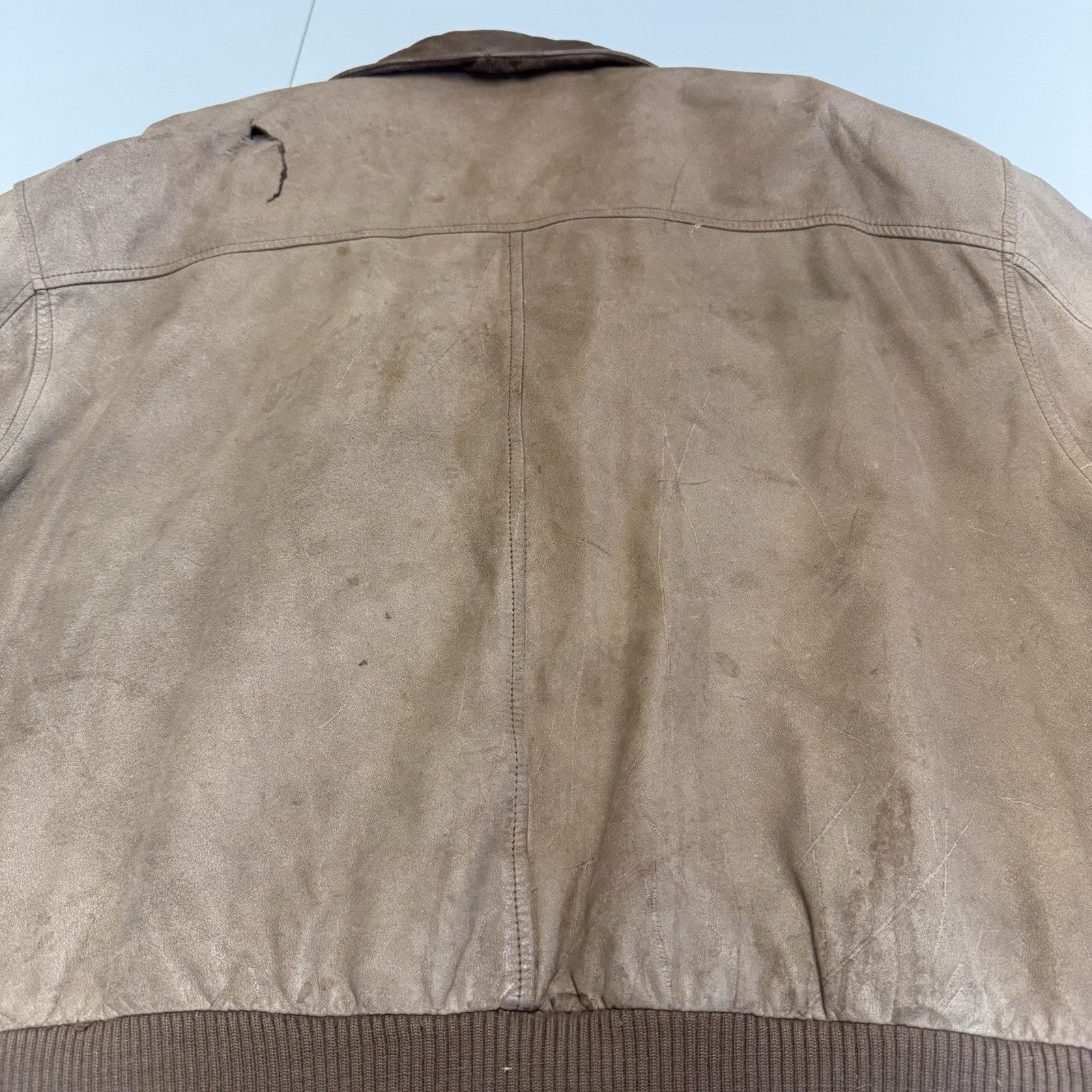 Vintage G-III Global Identity Leather Bomber Jacket Brown Korea Size Size US L / EU 52-54 / 3 - 8 Thumbnail