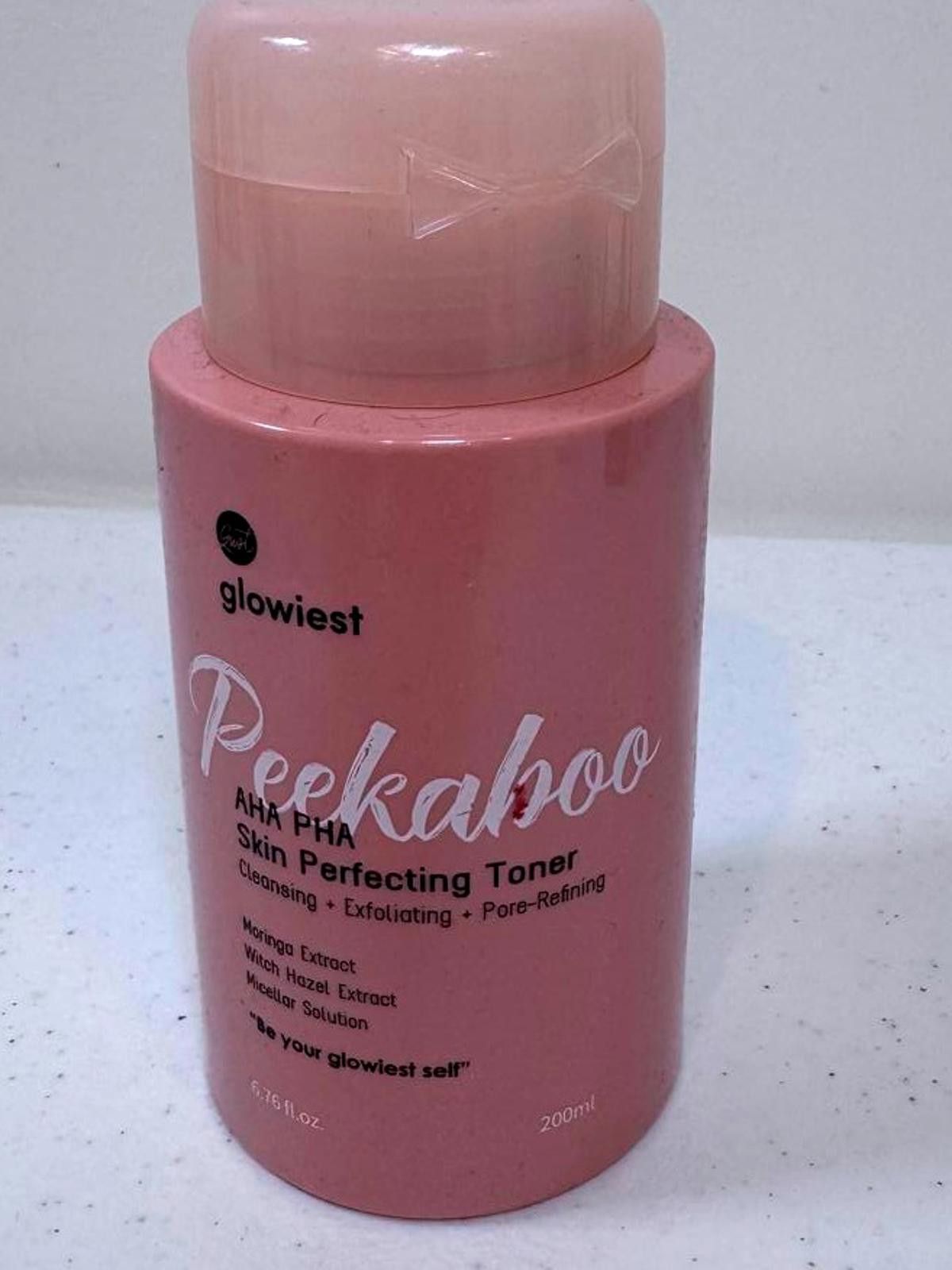 Designer Glowiest Peekaboo AHA PHA Skin Perfecting Toner - 150ml Size ONE SIZE - 1 Thumbnail