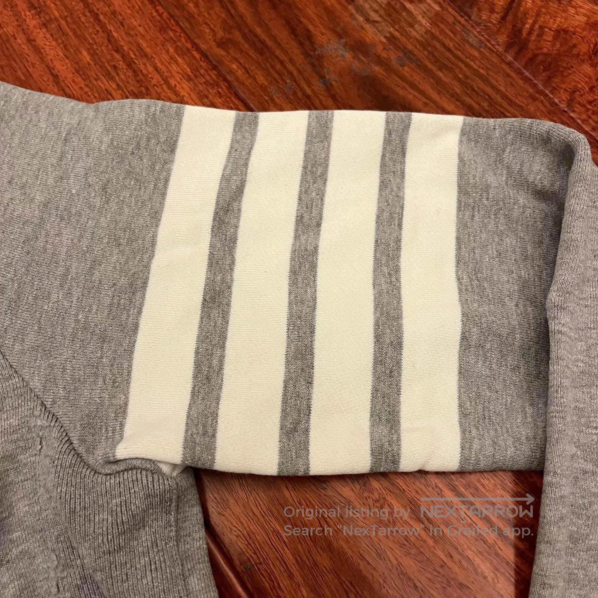 Thom Browne Thom Browne Distressed Gray Pullover Hoodie. Size US S / EU 44-46 / 1 - 4 Thumbnail