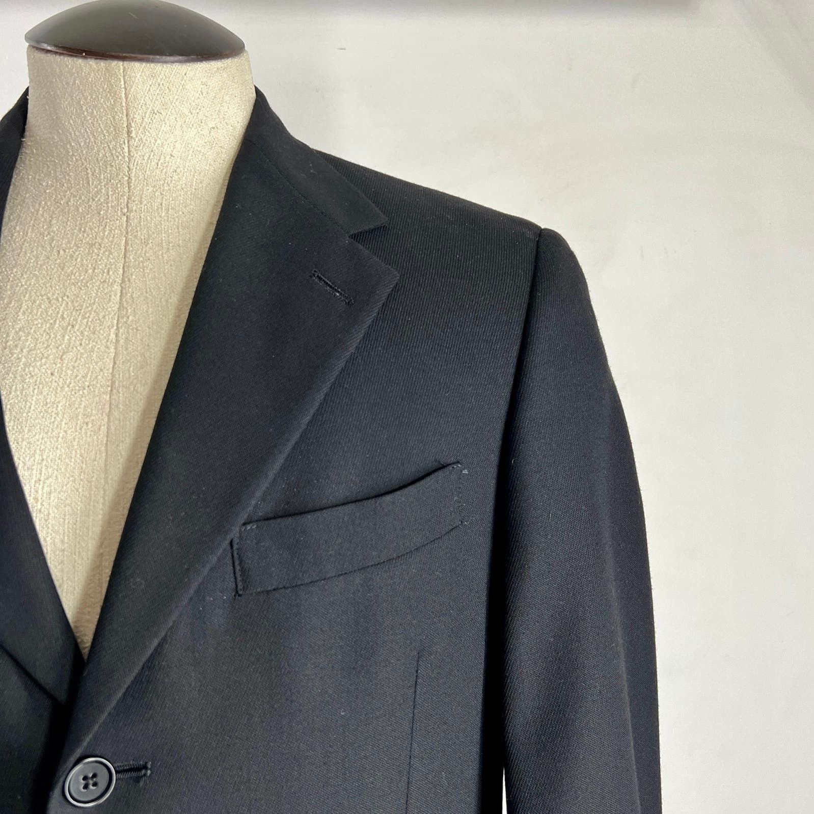 Ted Baker Ted Baker London Mens Blazer Black Coat Suit Jacket Size 39R Size US M / EU 48-50 / 2 - 5 Thumbnail
