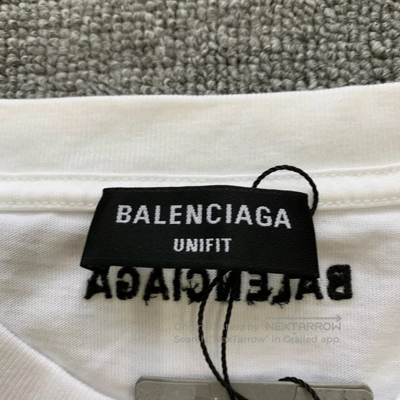 Balenciaga Balenciaga White Long Sleeve Shirt Size L. Size US L / EU 52-54 / 3 - 4 Thumbnail