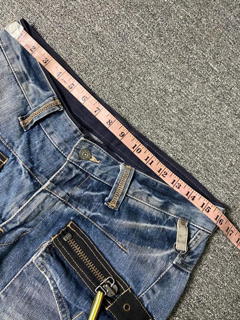 PPFM 🔥 PPFM Bondage Multi-zipper Denim Jeans 🔥 (136) Size US 32 / EU 48 - 13 Thumbnail
