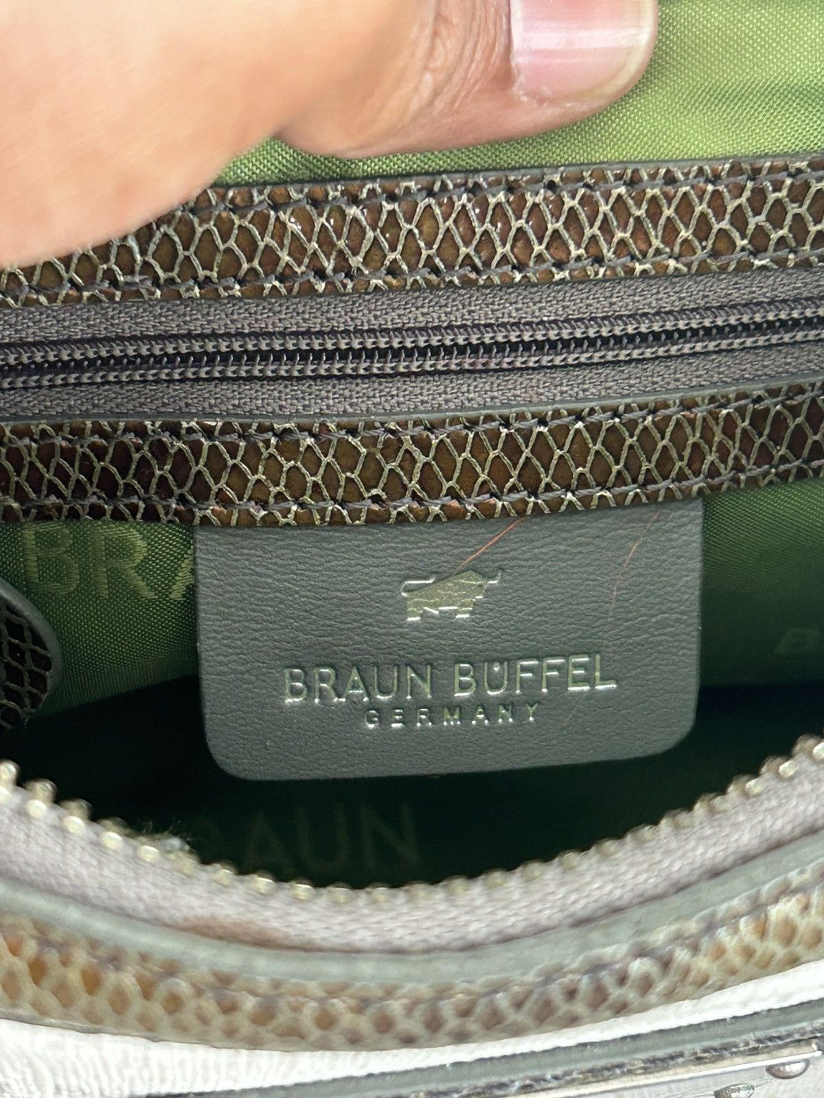 Braun Braun Buffel Mini Handle Beg Beige White Size ONE SIZE - 16 Thumbnail