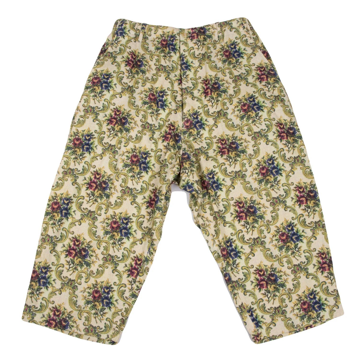 Yohji Yamamoto Yohji Yamamoto Cotton Floral Print Wide Pants Size US 32 / EU 48 - 1 Thumbnail