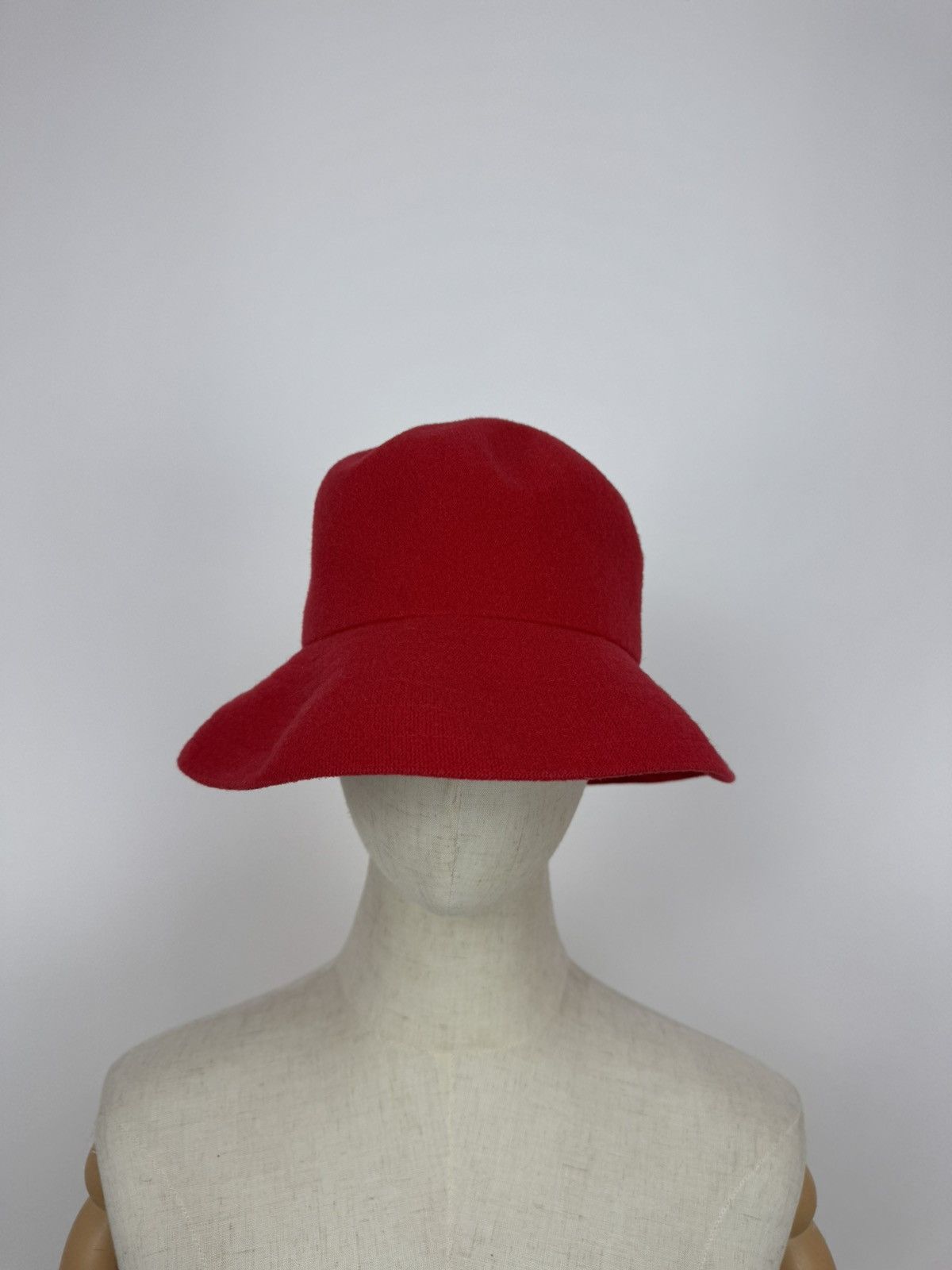 Kangol Vintage kangol wool Bucket Hat red Bermuda Casual Panama hat Size ONE SIZE - 2 Thumbnail