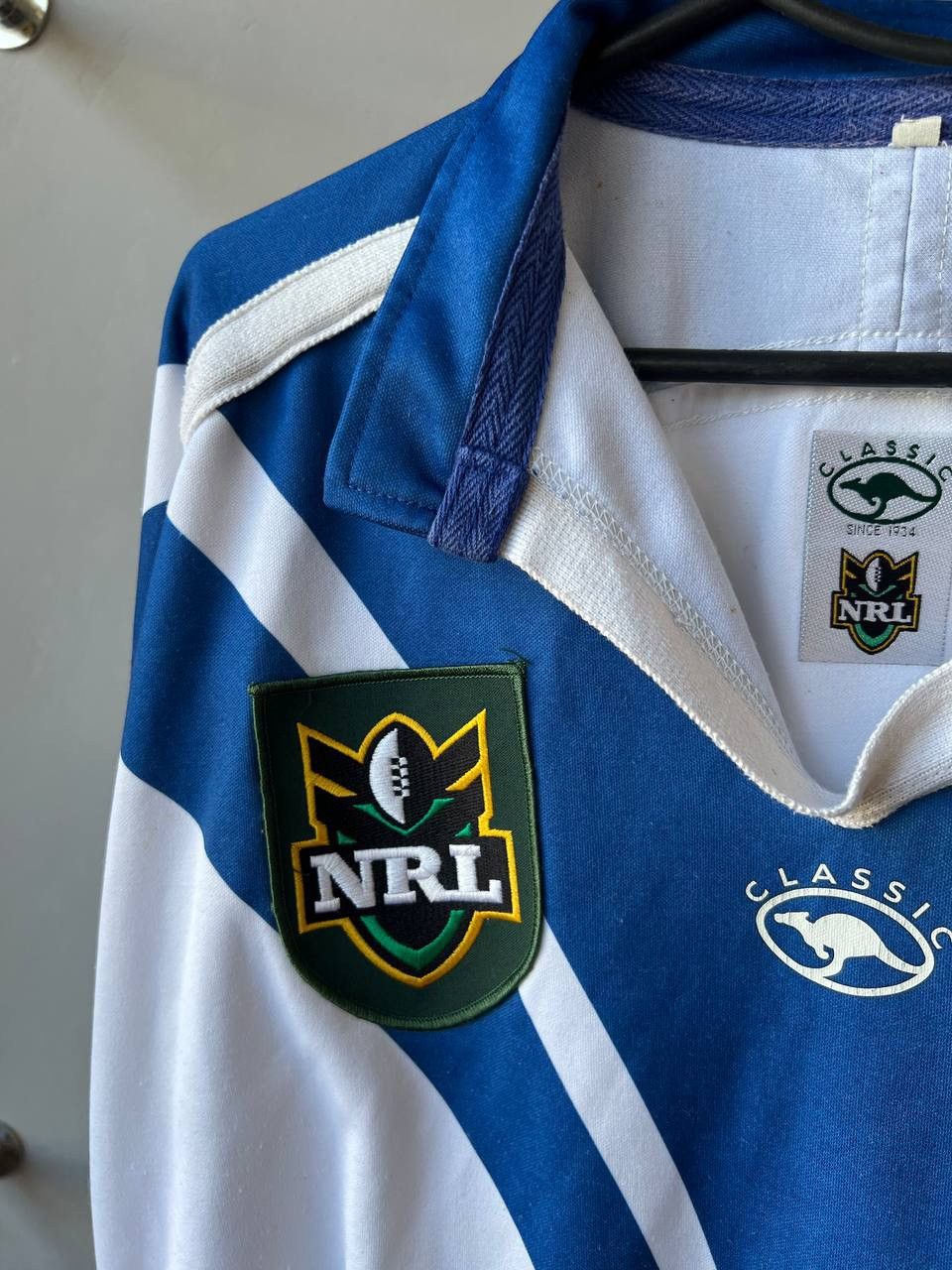 Vintage 1998/99 BANKSTOWN BULLDOGS CLASSIC RUGBY SHIRT JERSEY RARE Size US XL / EU 56 / 4 - 6 Thumbnail