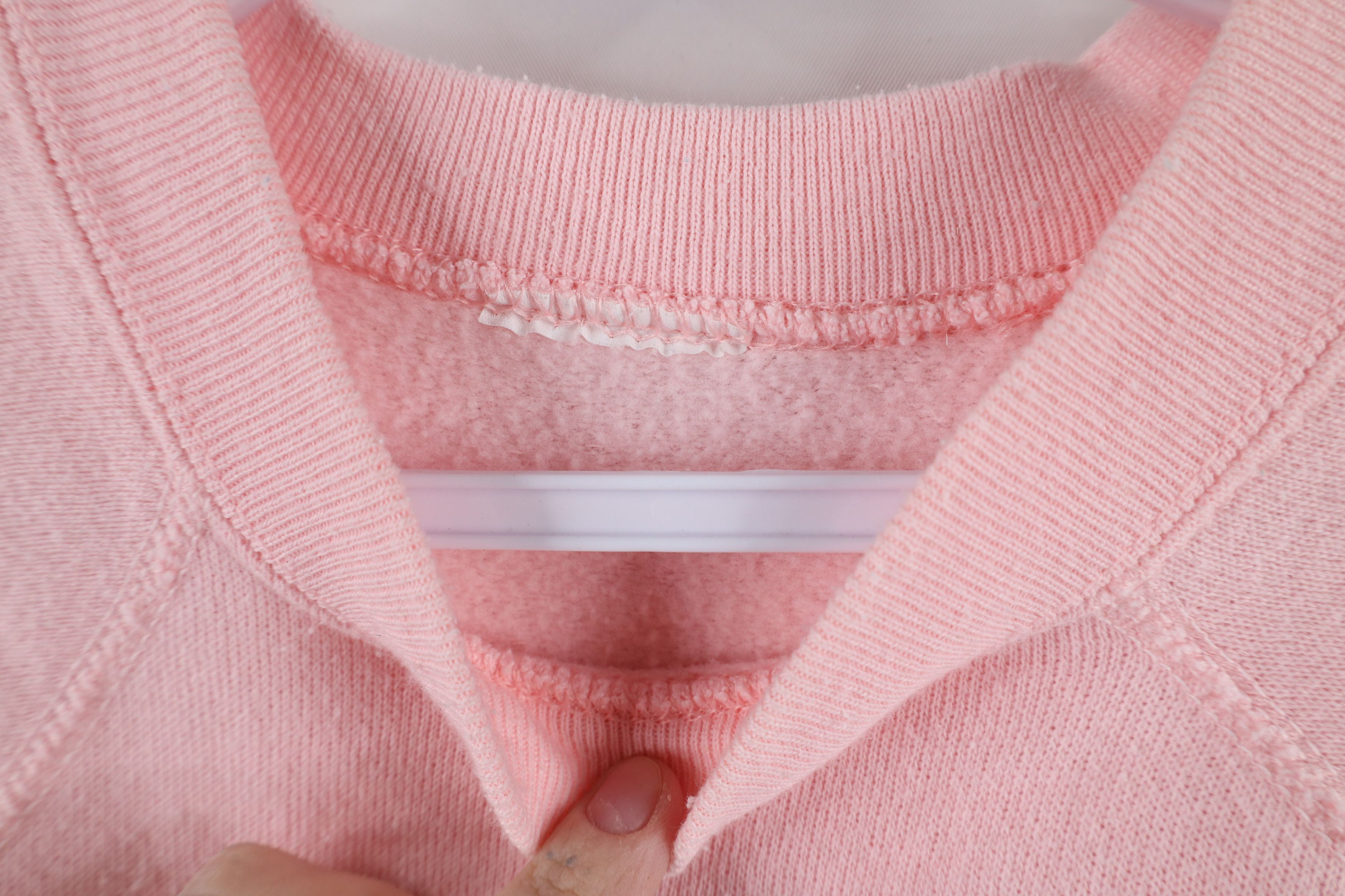 Vintage Vintage 90s Streetwear Crewneck Sweatshirt Pink USA Size S / US 4 / IT 40 - 4 Thumbnail