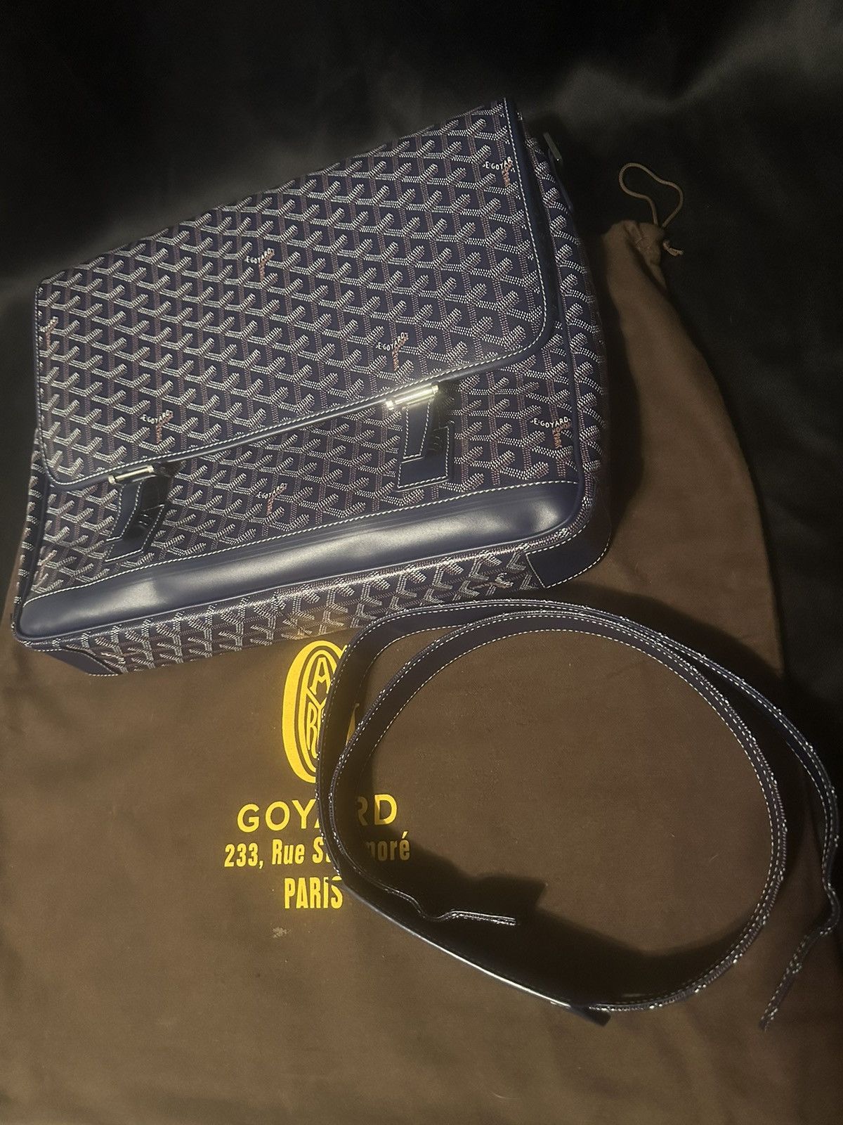 Goyard Grand Bleu GM Discotinued ‘Royal Blue/Navy’ Size ONE SIZE - 5 Thumbnail