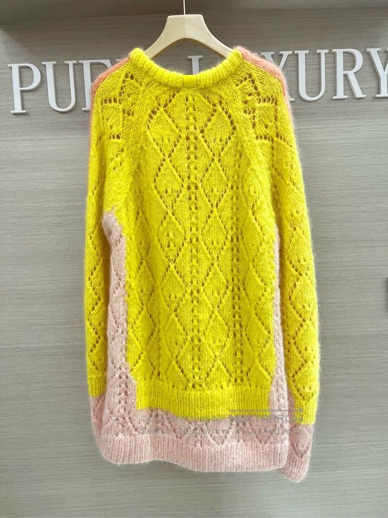 Loewe Loewe Casual turtleneck, color-blocked loose sweater Size XS / US 0-2 / IT 36-38 - 2 Thumbnail