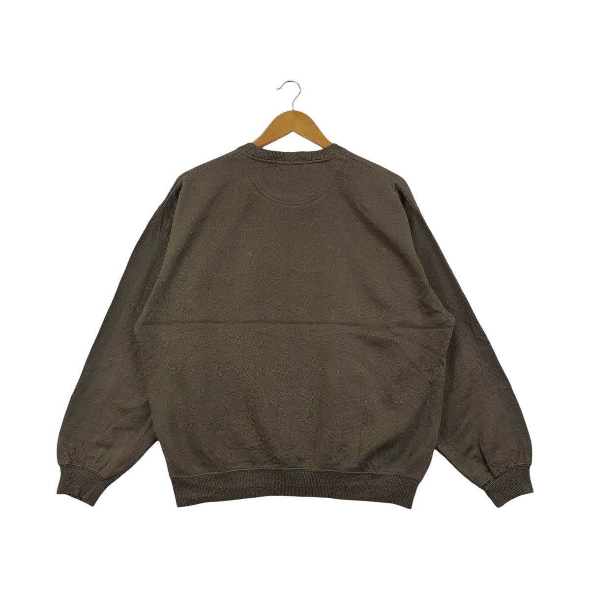 Vintage Vintage FRANCO VALENTINO ITALY Logo Print Brown Sweatshirt Size US M / EU 48-50 / 2 - 4 Thumbnail