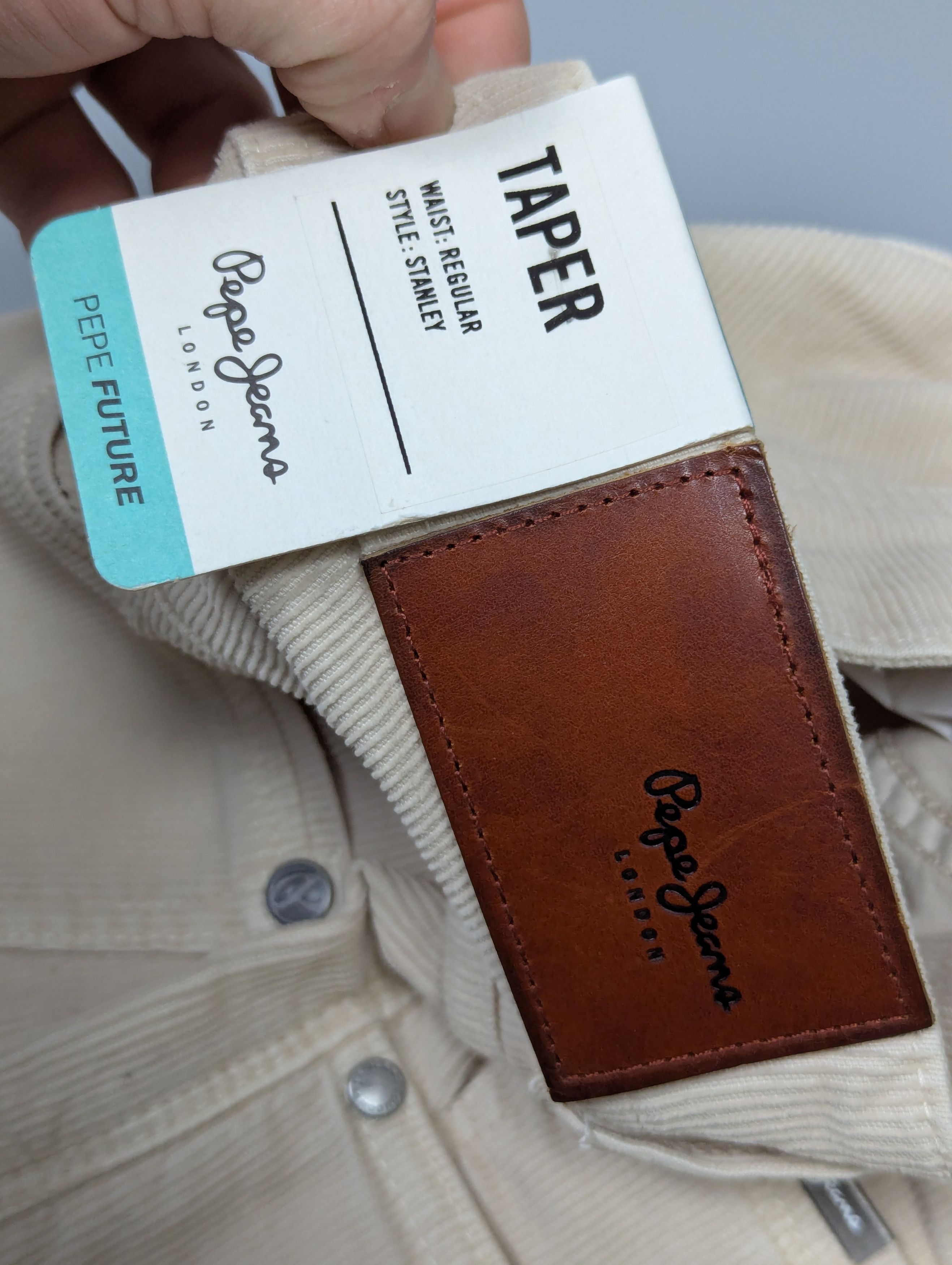 Pepe Jeans New Pepe Jeans Stanley Taper Corduroy Pants Size US 30 / EU 46 - 16 Thumbnail
