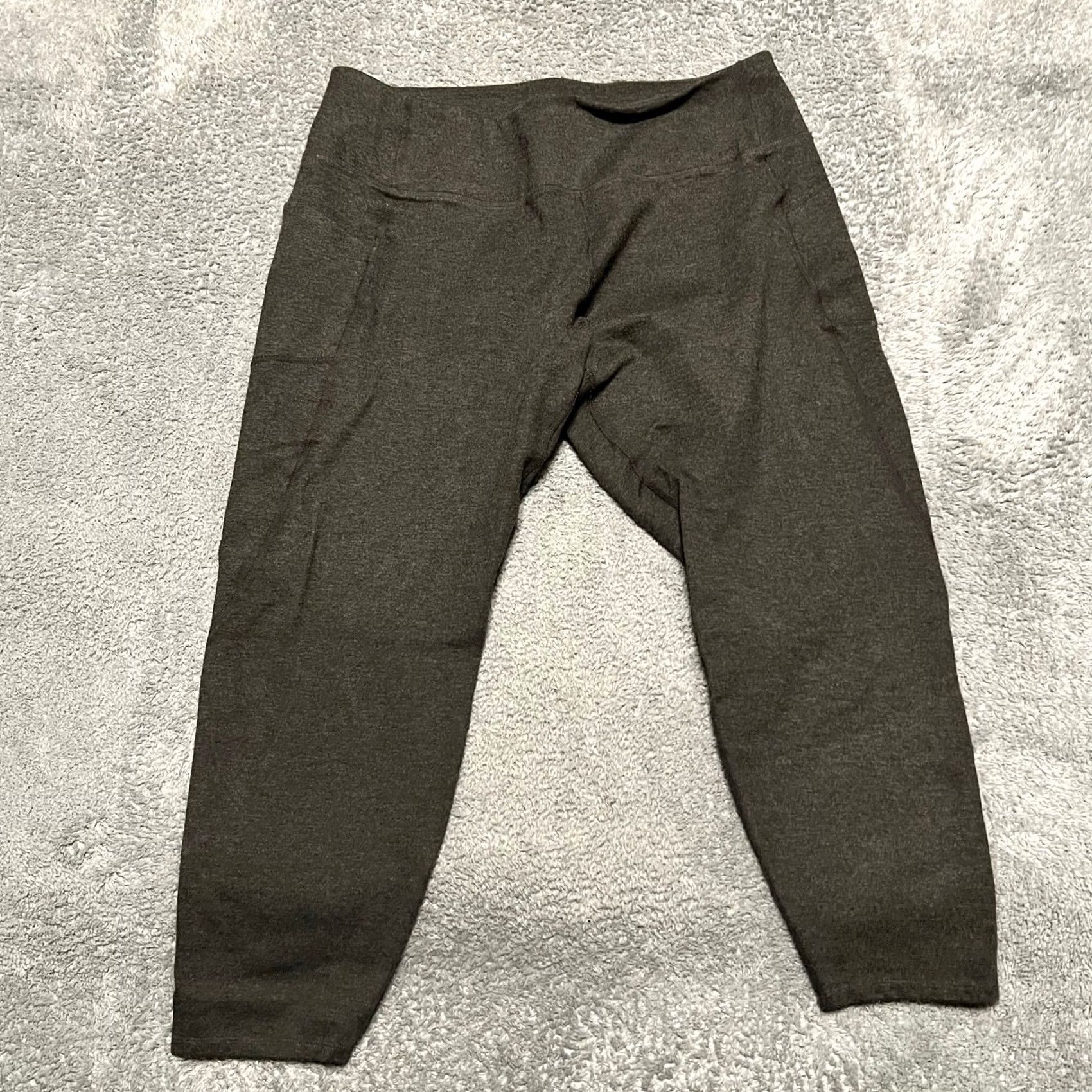 Soft Surroundings Soft Surroundings Pants Leggings Womens XL Petite Super Tech Super Slim Pocket Ankle Petite Gray PXL Women Size 40" / US 18 - 2 Thumbnail