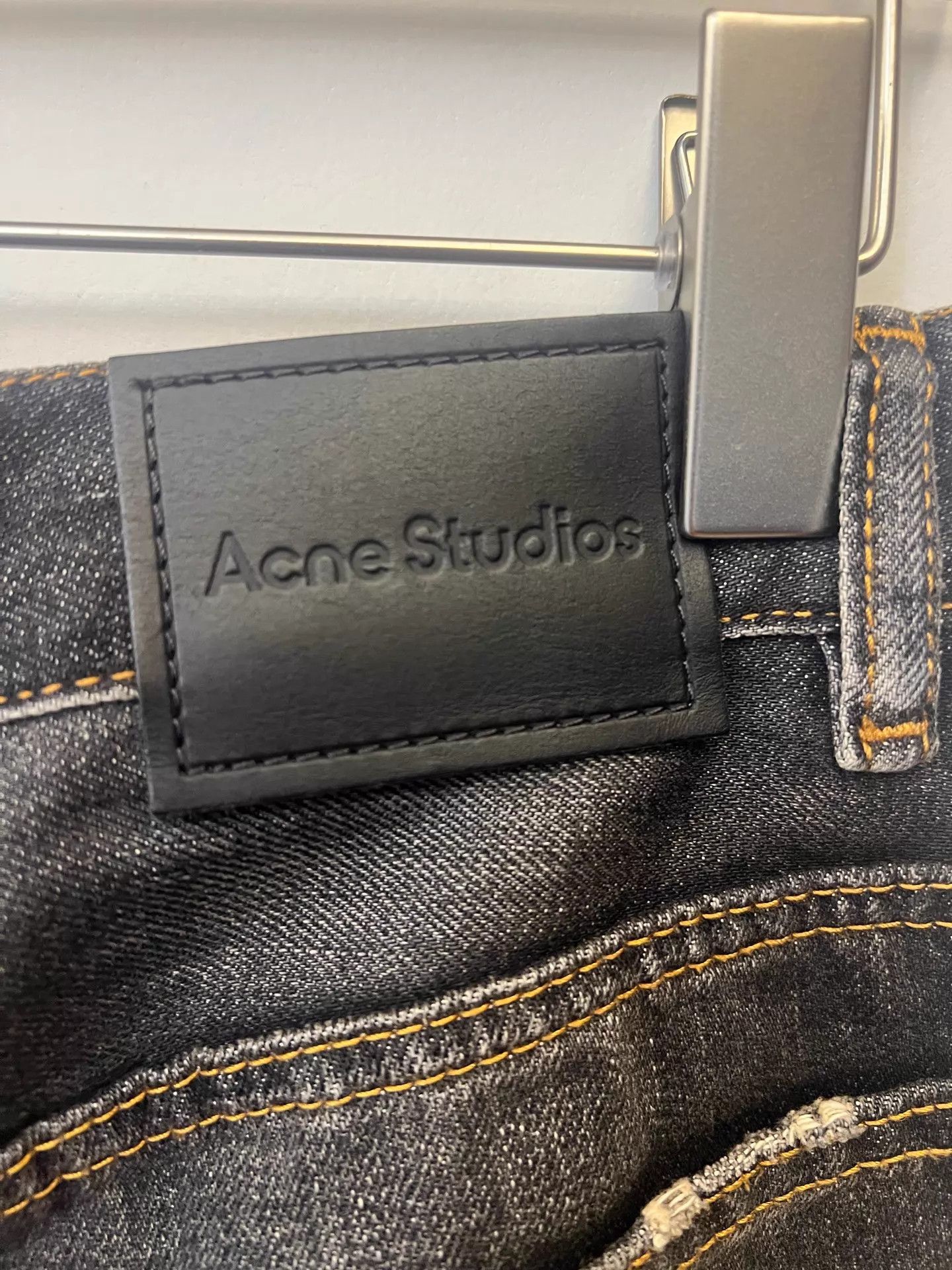 Acne Studios Acne FW24 Painted Wide Leg Loose Fit Women's Jeans Size 24" / US 00 / IT 34 - 2 Thumbnail