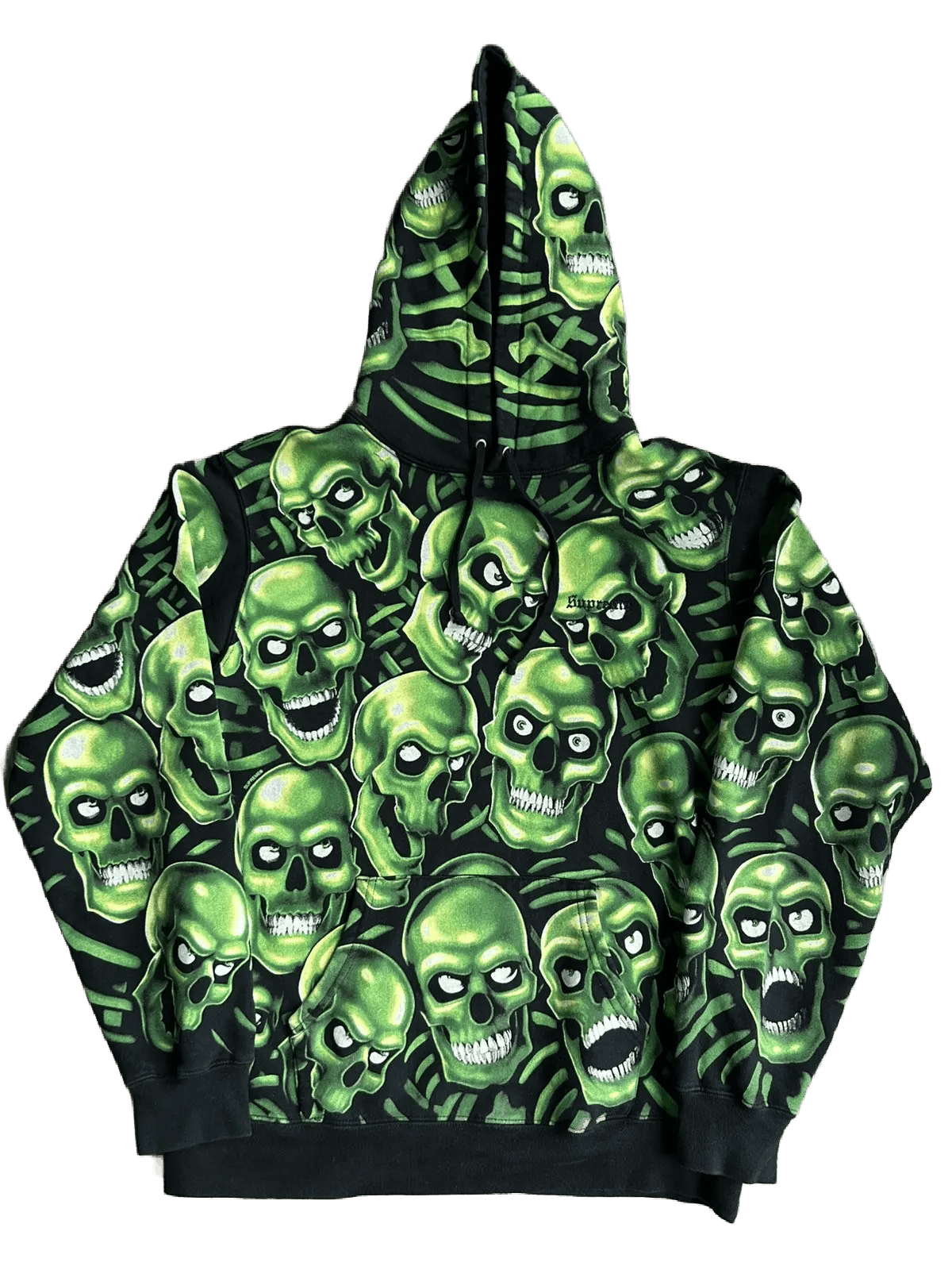 Supreme Skull Pile Hoodie Skull Hooded Sweatshirt SS18