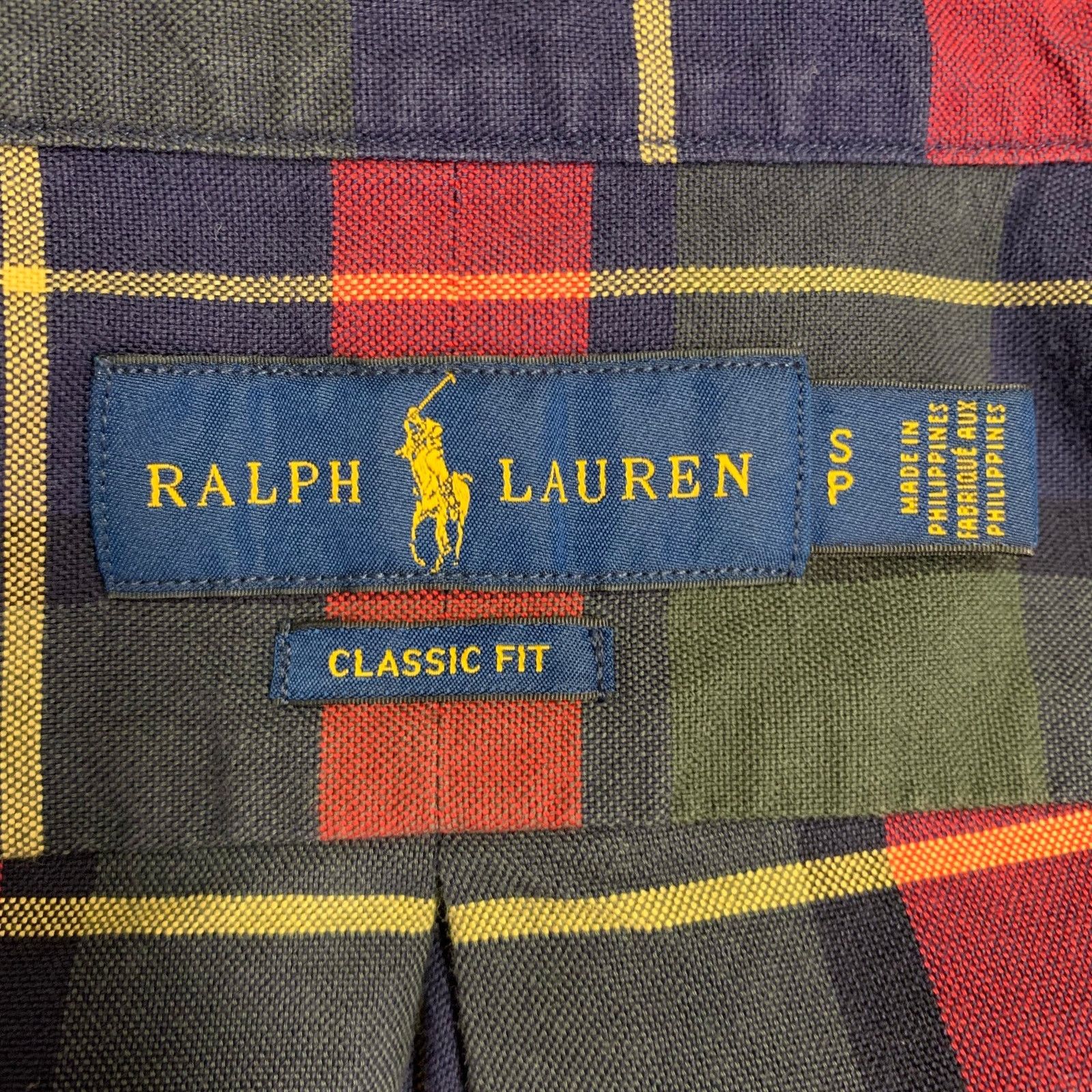 Ralph Lauren Red Blue Green Plaid Woven Button Down Long Sleeve Shirt Size US S / EU 44-46 / 1 - 6 Thumbnail