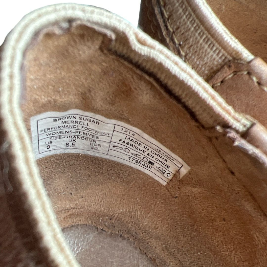 Merell MERELL Brown Leather Flat Shoes, US9 Size US 9 / IT 39 - 7 Thumbnail