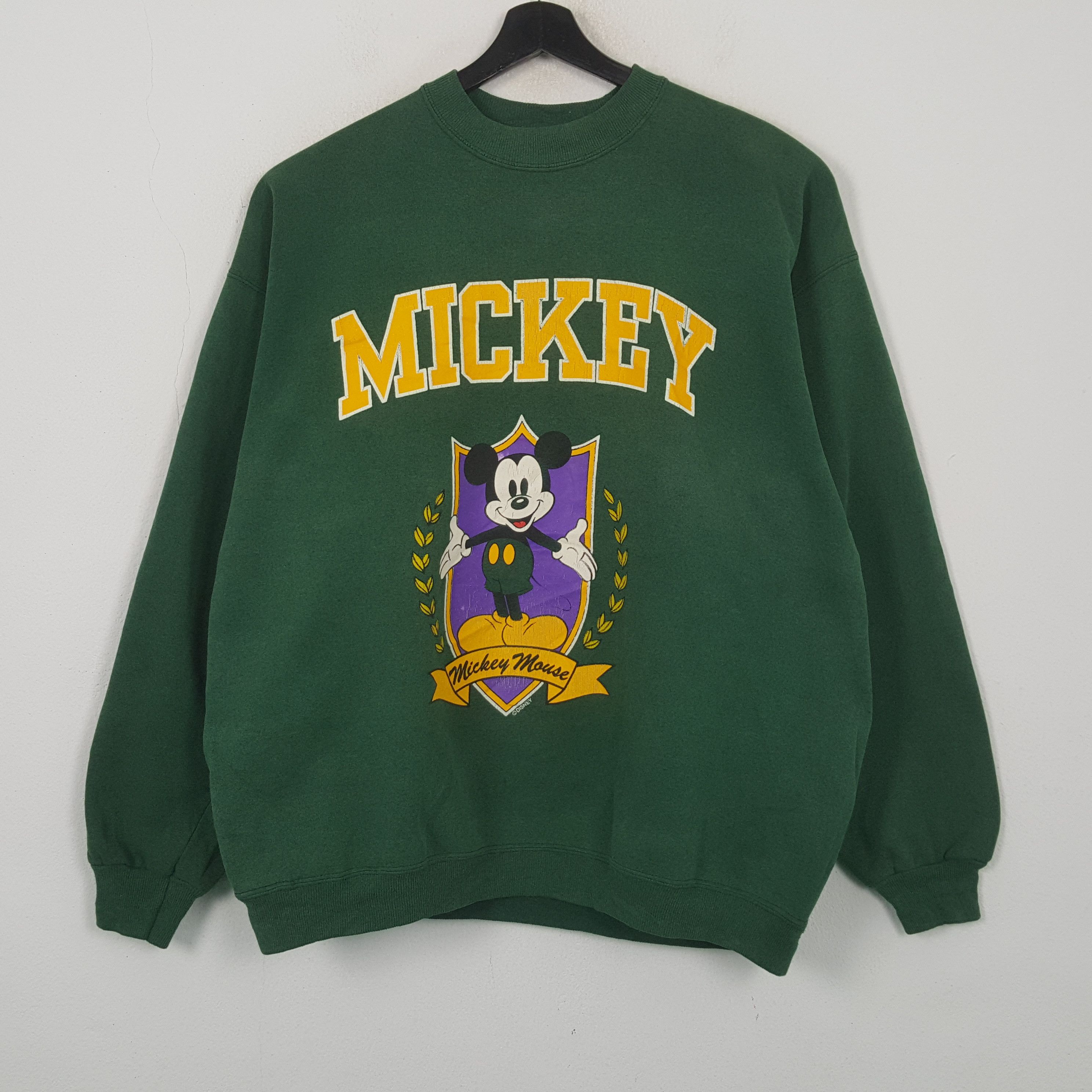 Hanes Mickey Mouse Cartoon Character Vintage Sweatshirt RR6 Size US XL / EU 56 / 4 - 1 Thumbnail