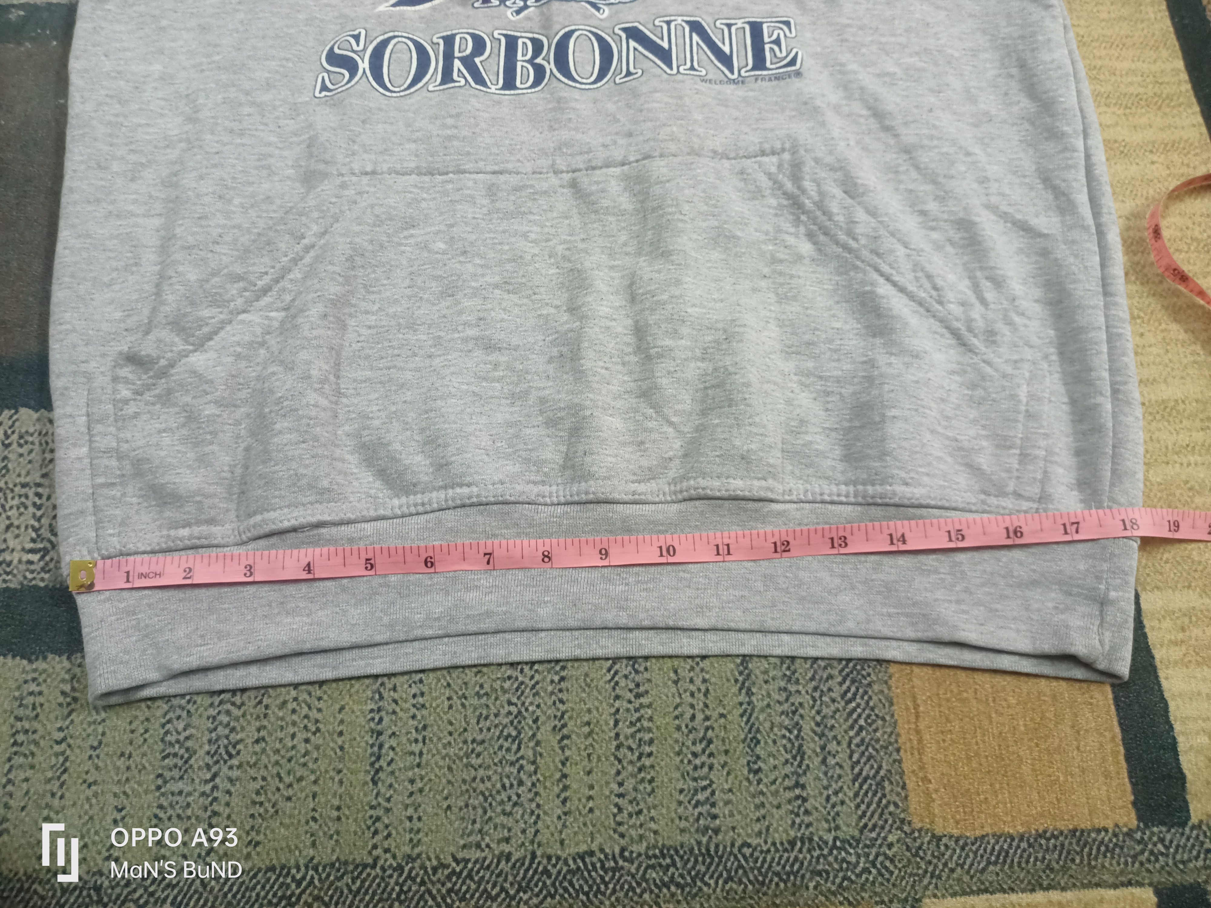 Vintage Universite of Paris Sorbonne France Gray Hoodie Sweatshirt Size US S / EU 44-46 / 1 - 14 Thumbnail