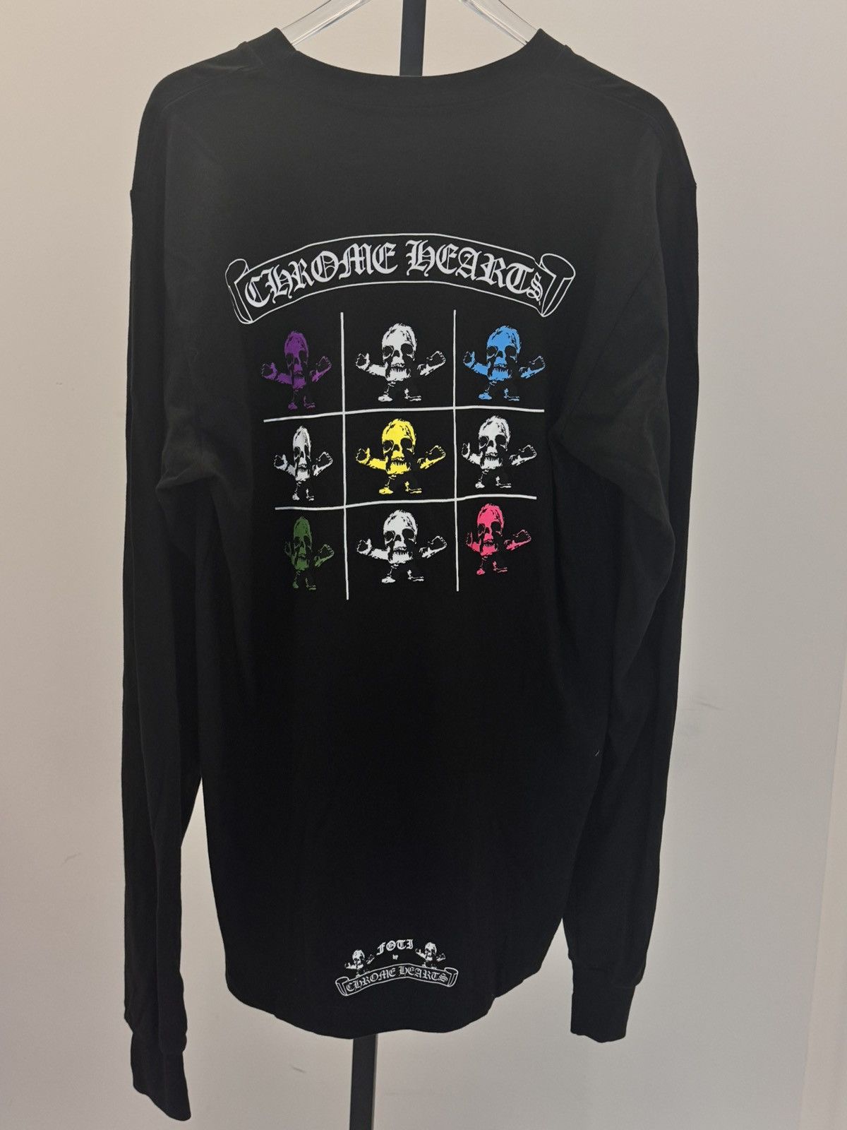 Chrome Hearts Chrome Hearts Multi-Color Skull Graphic Long sleeve T-Shirt Size US M / EU 48-50 / 2 - 2 Thumbnail