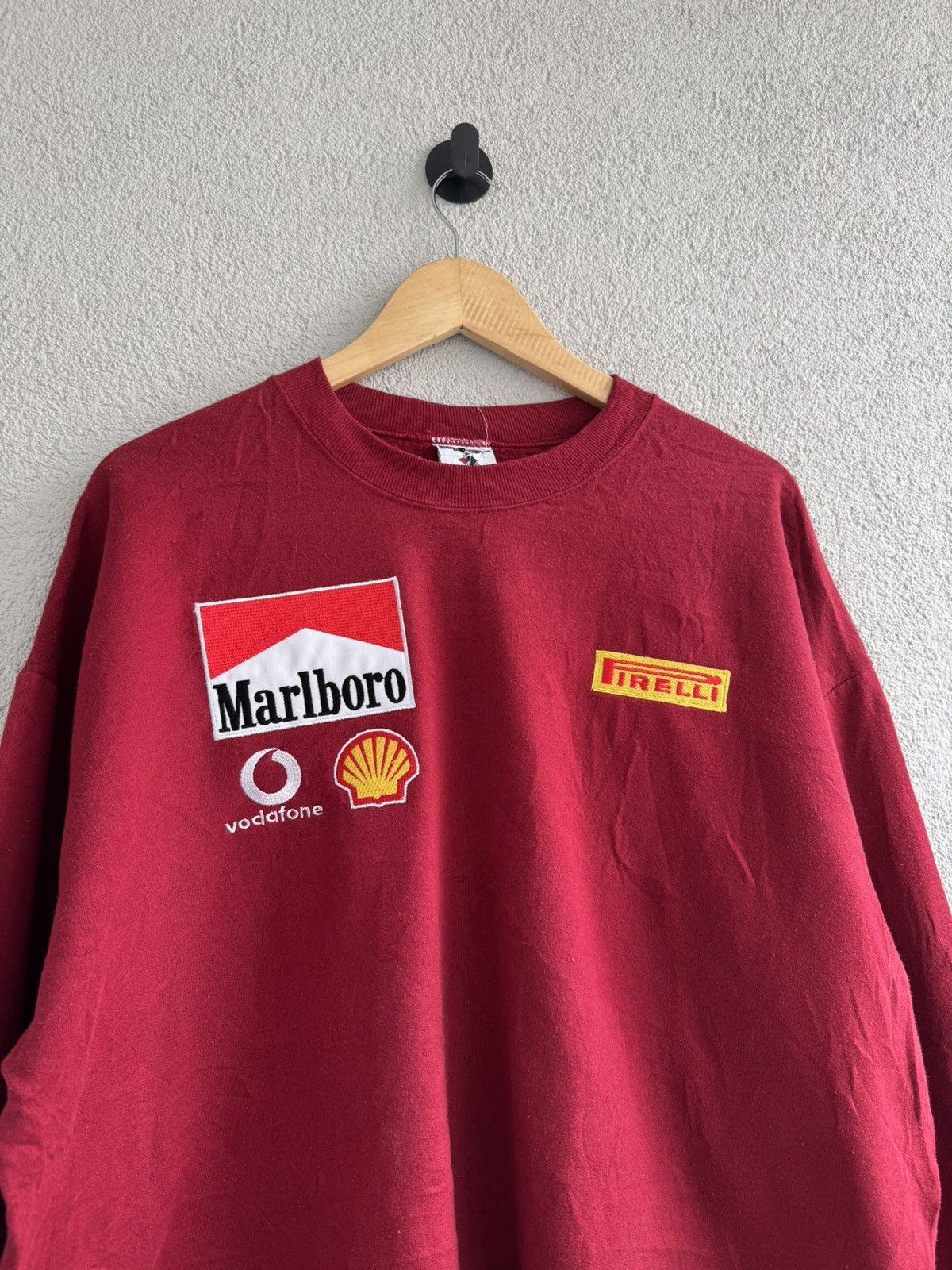 Marlboro Vintage Ferrari Marlboro Racing Crewneck F1 Sweatshirt Size US XL / EU 56 / 4 - 2 Thumbnail