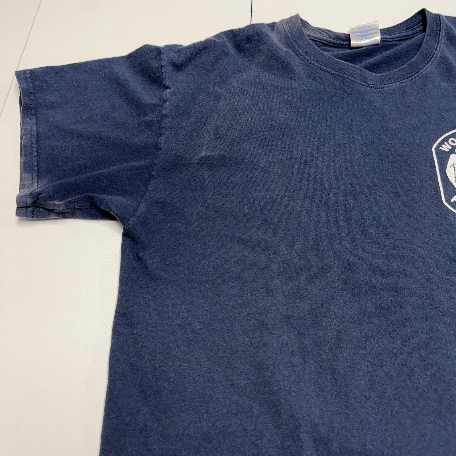 Vintage Woodstock Fire & Rescue T Shirt Mens L Blue Y2K Size US L / EU 52-54 / 3 - 5 Thumbnail