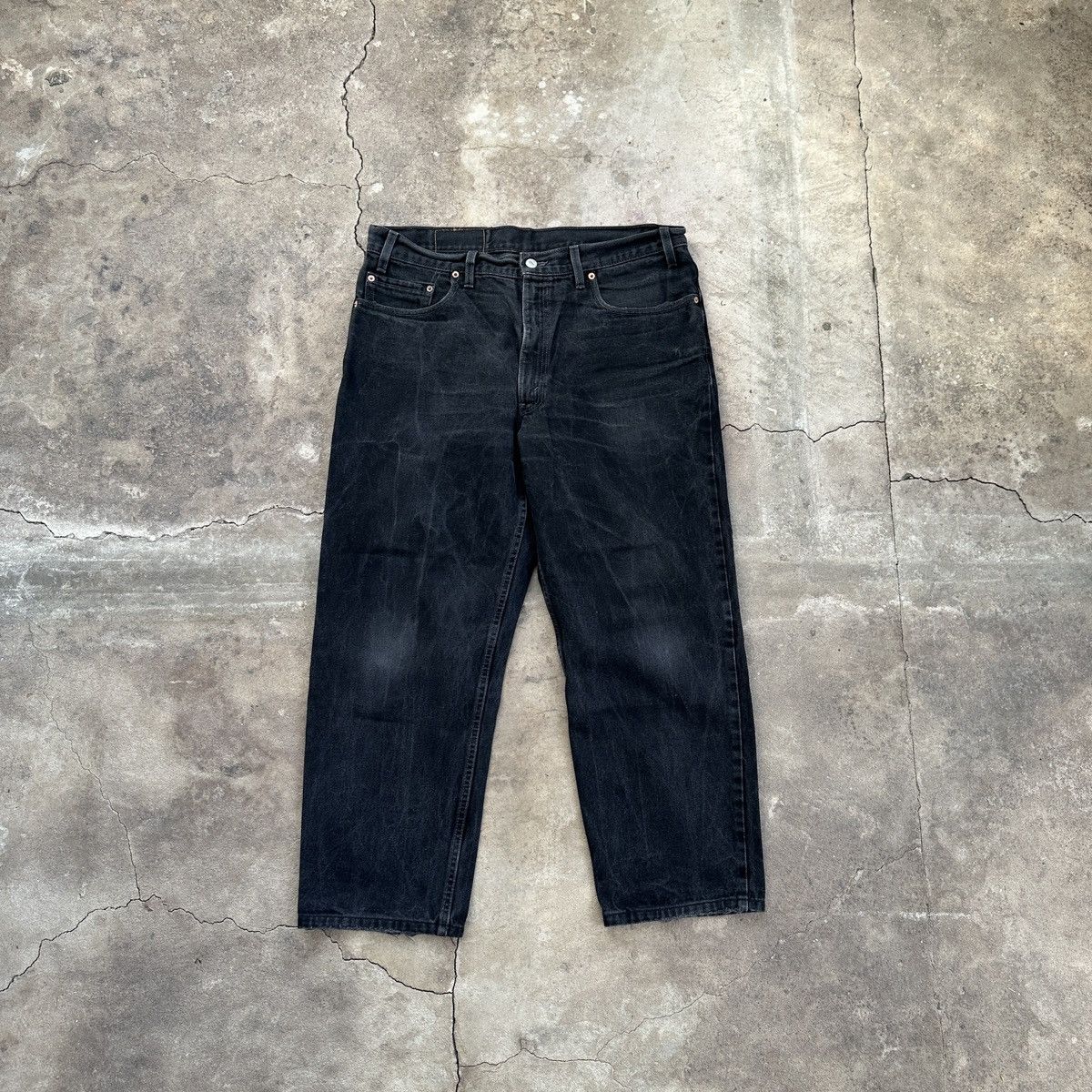Levi's × Vintage Vintage Levis 550 Relaxed Fit Stone Wash Denim Size US 38 / EU 54 - 1 Thumbnail
