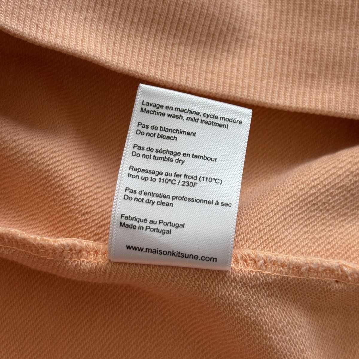 Maison Kitsune Maison Kitsuné Orange Gradient Fox Head Sweatshirt Size XS / US 0-2 / IT 36-38 - 6 Thumbnail