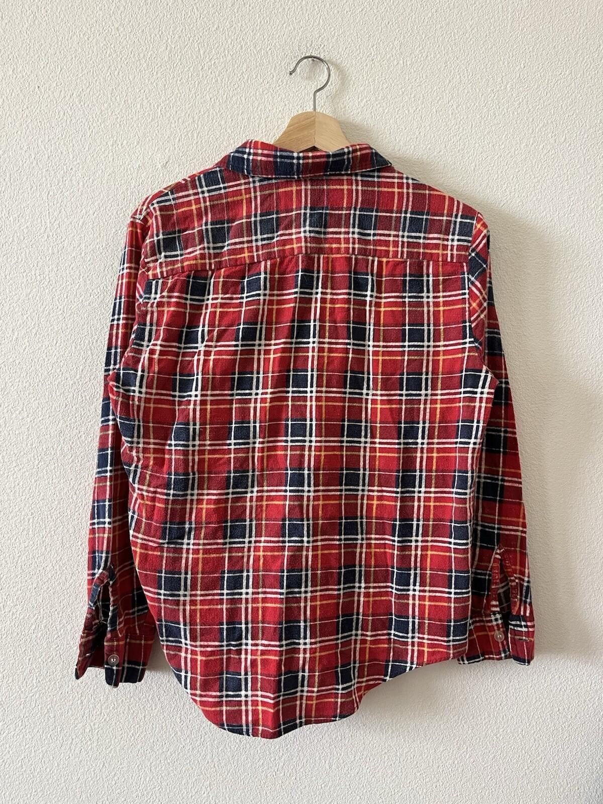 Sears Vintage 70s Sears Kings Road Plaid Flannel Shirt S⁠ Size US L / EU 52-54 / 3 - 3 Thumbnail