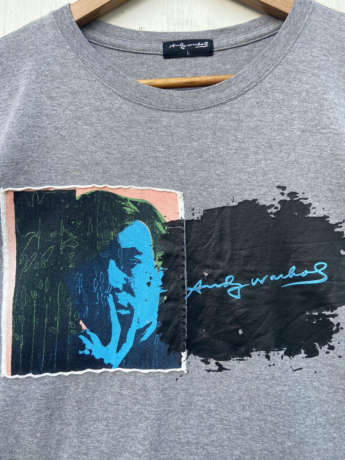 Andy Warhol × Vintage Andy Warhol t shirt long sleeve Size US M / EU 48-50 / 2 - 1 Thumbnail
