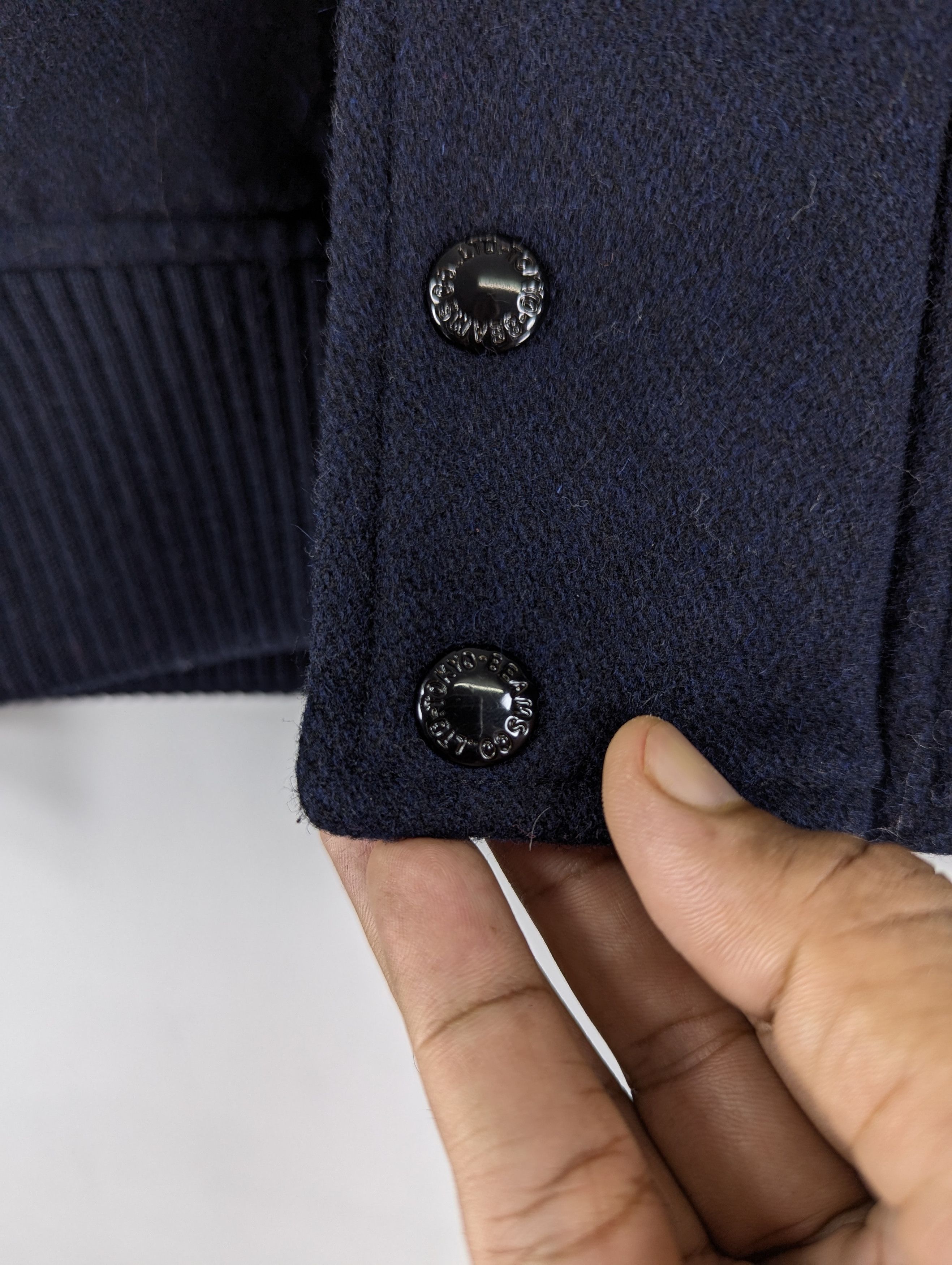 Beams Plus Japanese Brand Beams Quilted Lined Wool Hoodie Jacket Size US L / EU 52-54 / 3 - 7 Thumbnail