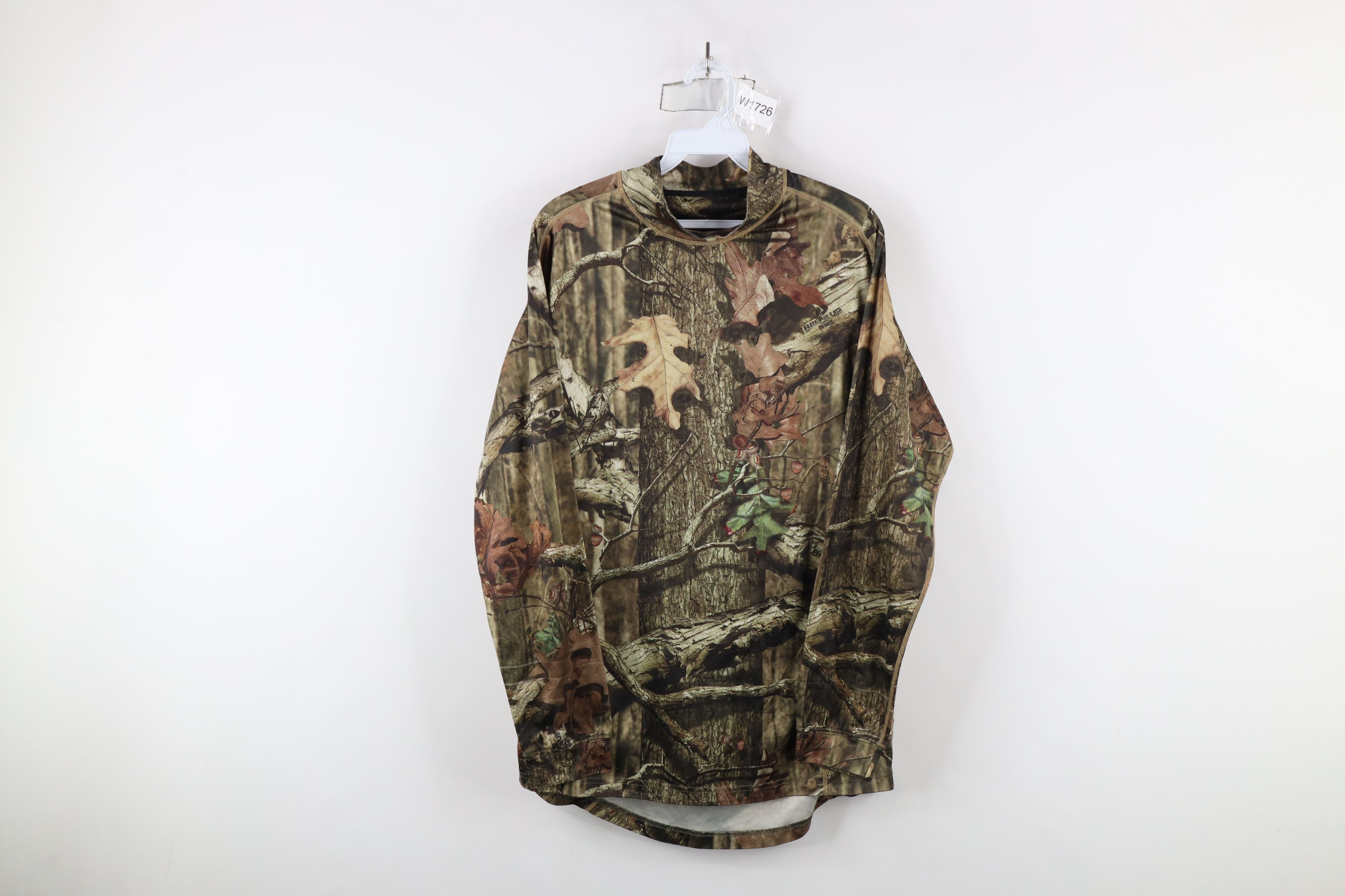 Vintage Vintage Y2K Streetwear Infinity Camouflage Mock Neck T-Shirt Size US M / EU 48-50 / 2 - 1 Thumbnail