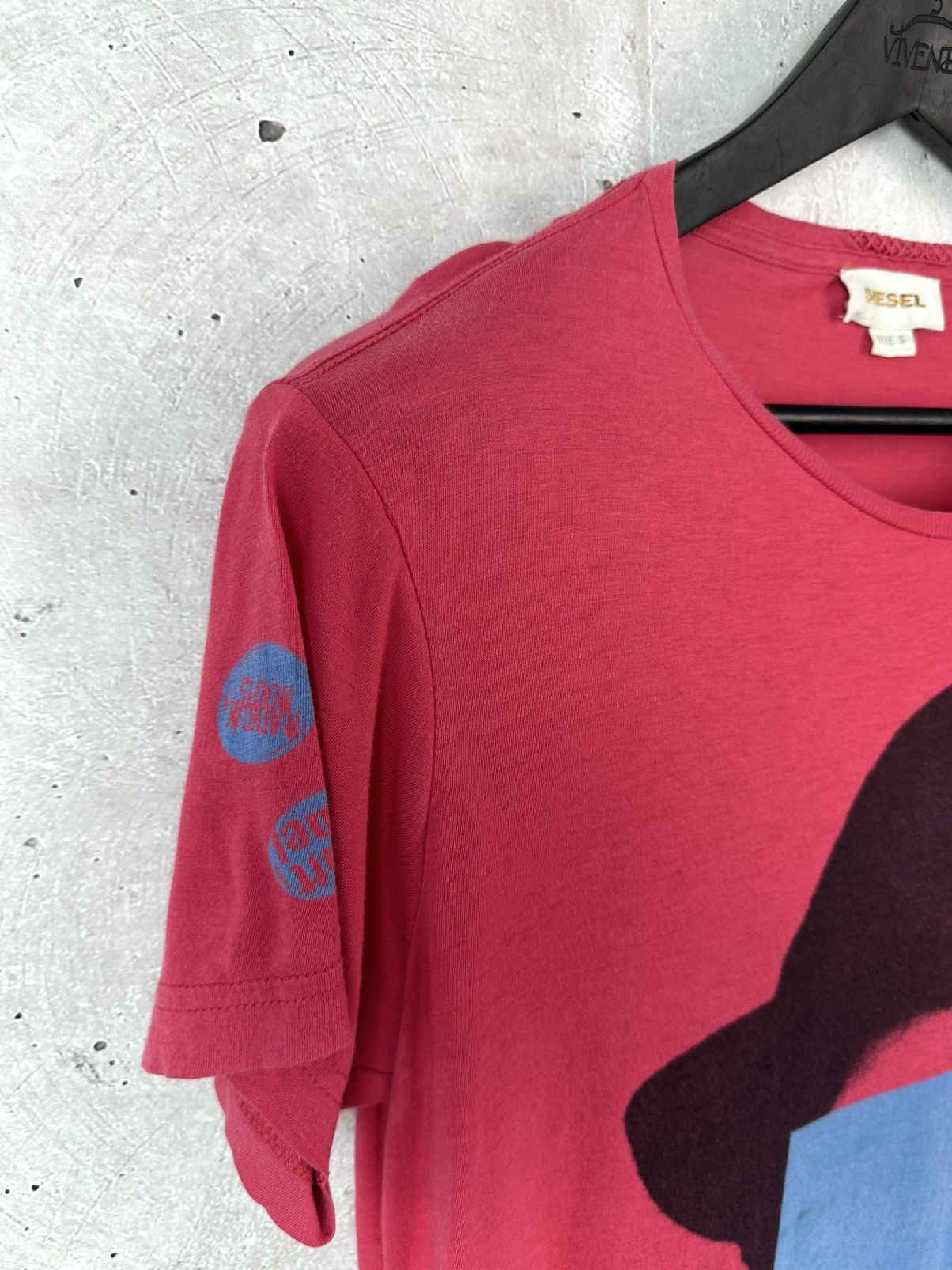 Diesel Vintage Diesel Pink Cotton Printed Short Sleeve T-shirt Size US S / EU 44-46 / 1 - 3 Thumbnail