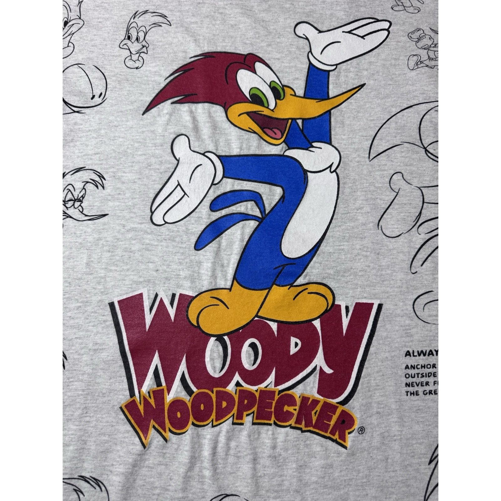 Universal Studios VTG Universal Studios Woody Woodpecker Cartoon Shirt Medium Size US M / EU 48-50 / 2 - 3 Thumbnail