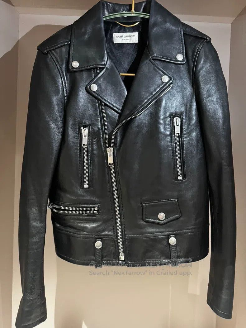 Saint Laurent Paris Saint Laurent Paris size 36 Women's Motorcycle Leather Jac Size S / US 4 / IT 40 - 1 Thumbnail