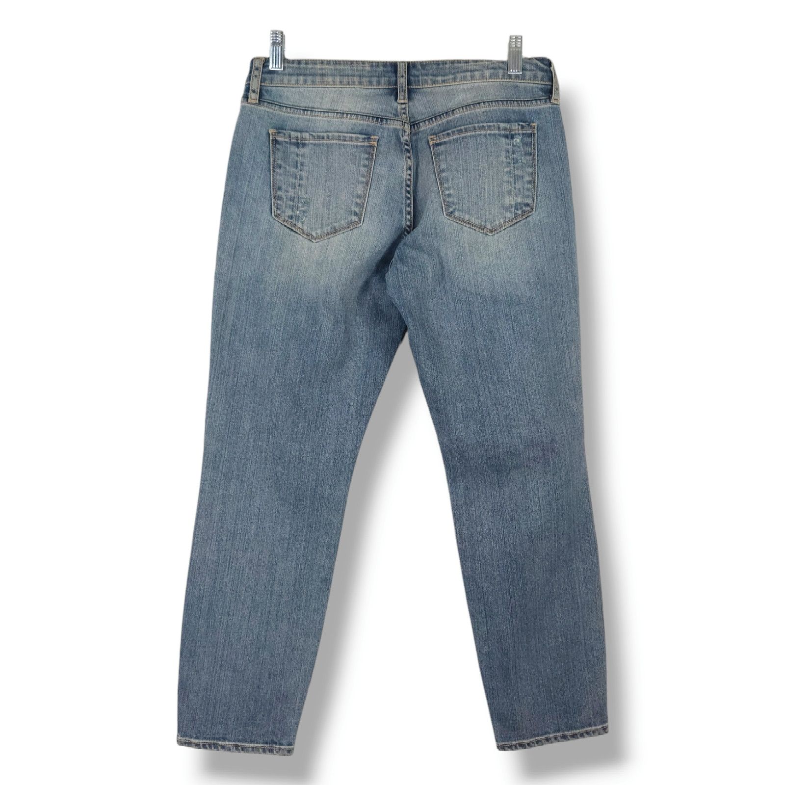 Pistola NWOT Pistola Distressed Patch Slim Ankle Jeans Sz 27x27.50 Size 27" / US 4 / IT 40 - 2 Thumbnail