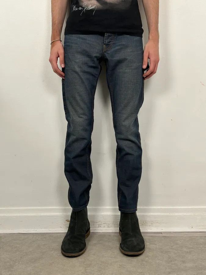 Prada AW2008 Prada Navy Faded Denim Jeans Size US 30 / EU 46 - 2 Thumbnail