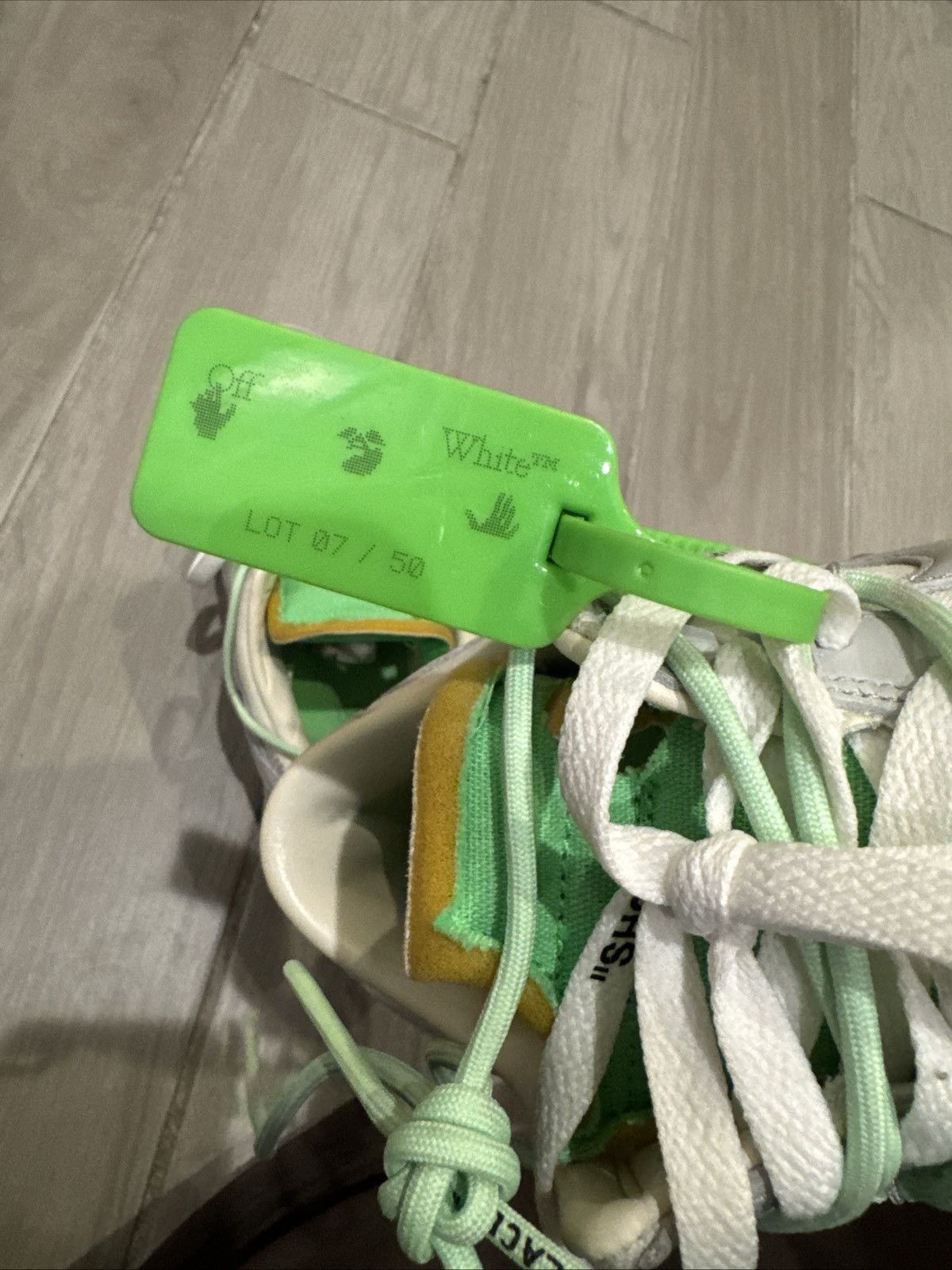 Nike × Off-White Nike Off White Dunk Low lot 7 of 50 Size US 10 / EU 43 - 9 Thumbnail
