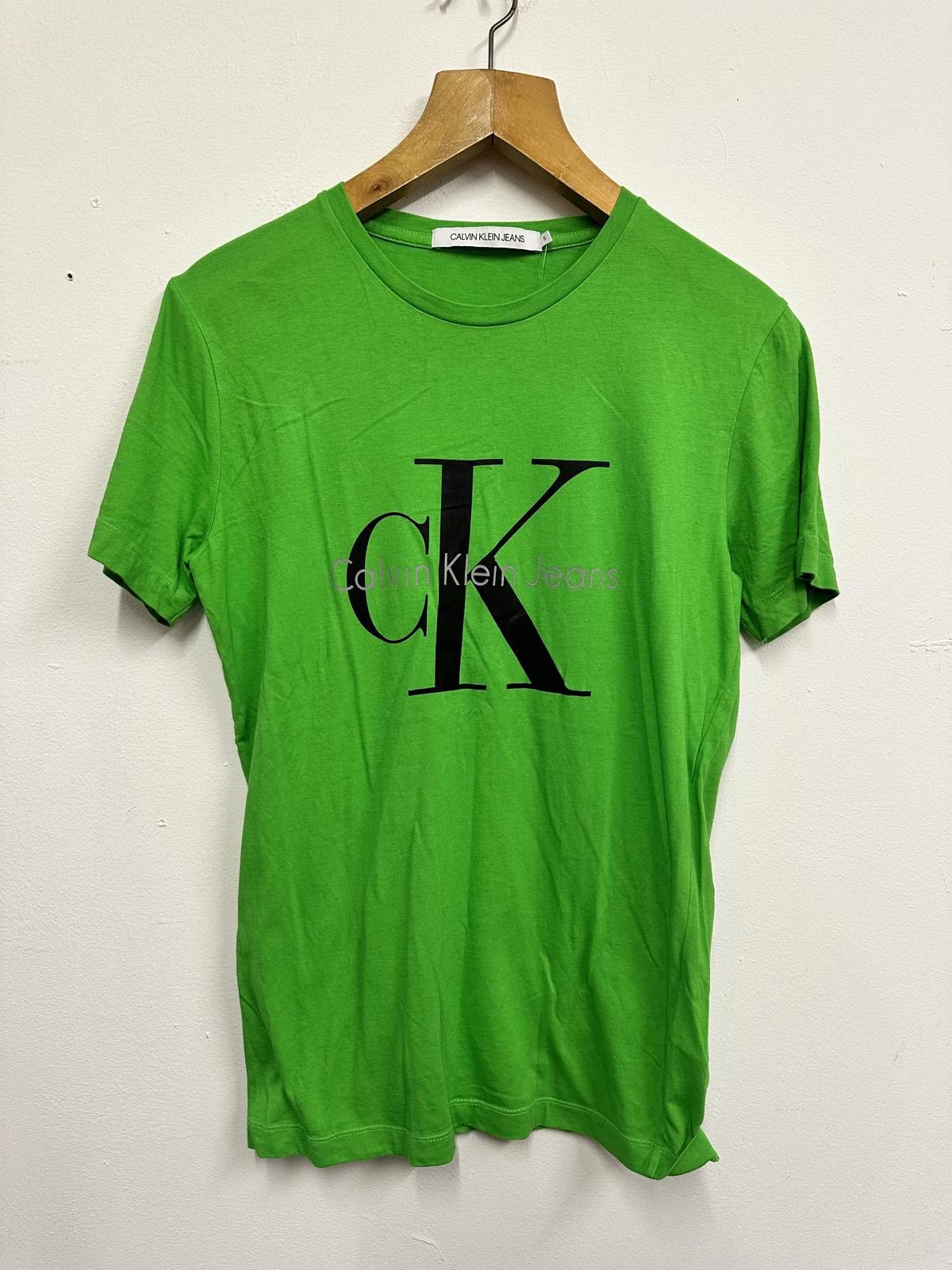 Other Calvin Klein Jeans Green Logo T-Shirt Size S Size US S / EU 44-46 / 1 - 1 Thumbnail
