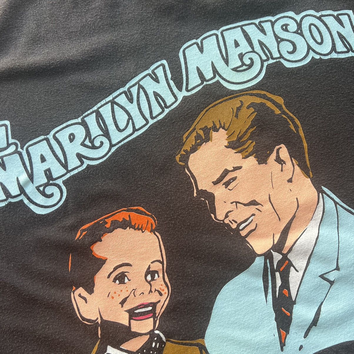 Band Tees ‘90s Marilyn Manson Band Tour Tee Shirt Meet Your Master Size US XL / EU 56 / 4 - 7 Thumbnail