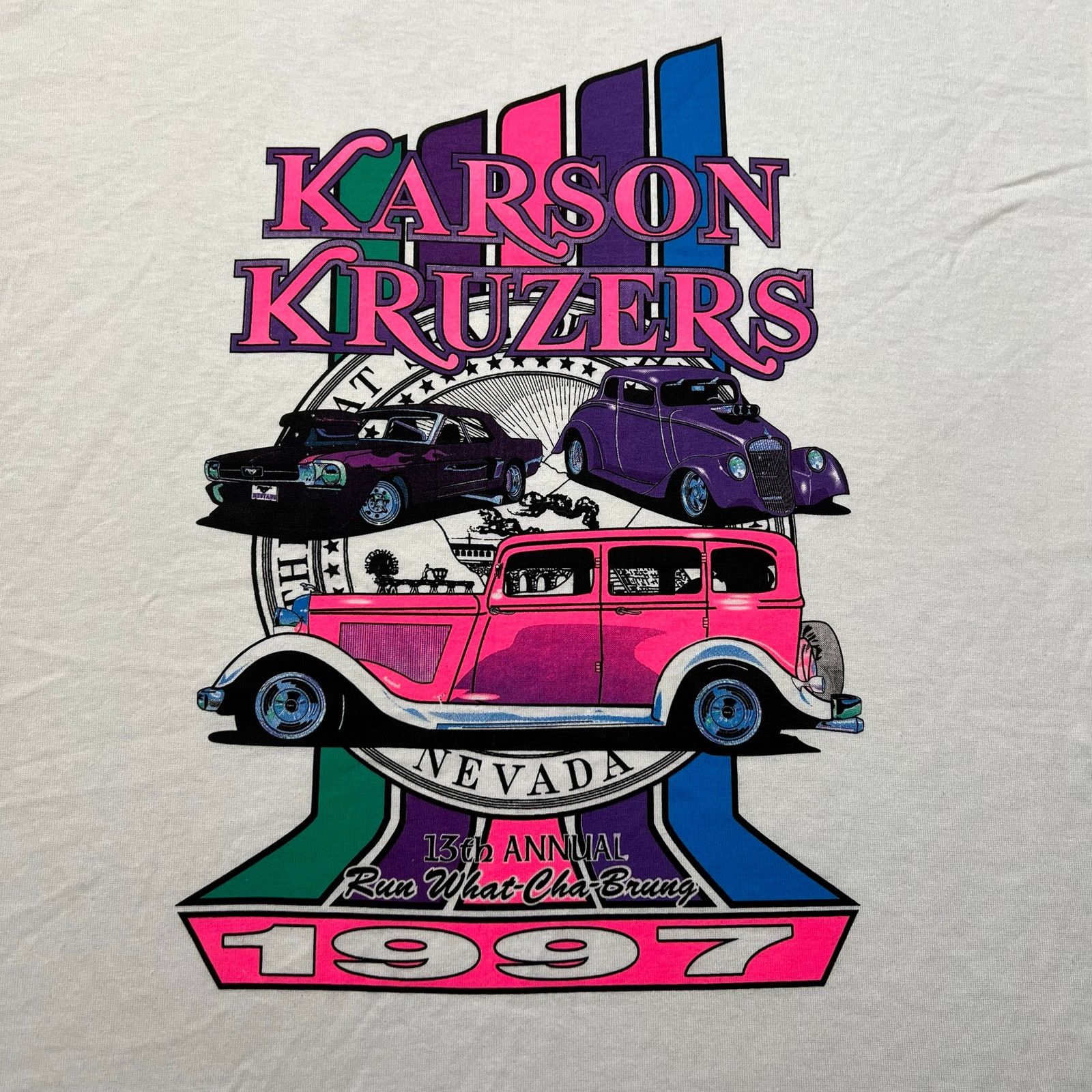 Other Vintage 1997 Karson Kruzers Reno Nevada Car Show T Shirt L Size US L / EU 52-54 / 3 - 2 Thumbnail