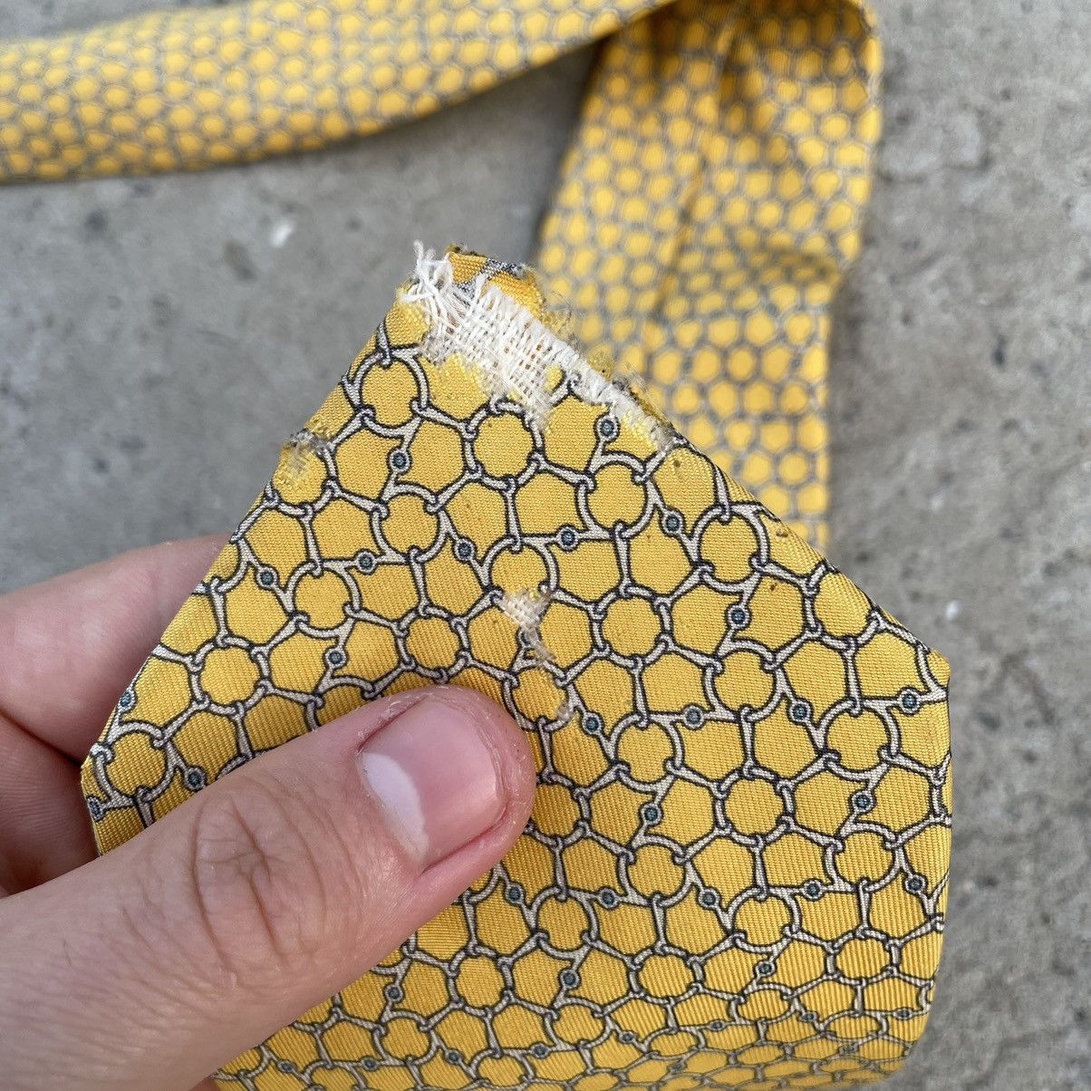 Hermes Vintage Hermes Tie Silk Y2K 90s USA Size ONE SIZE - 6 Thumbnail